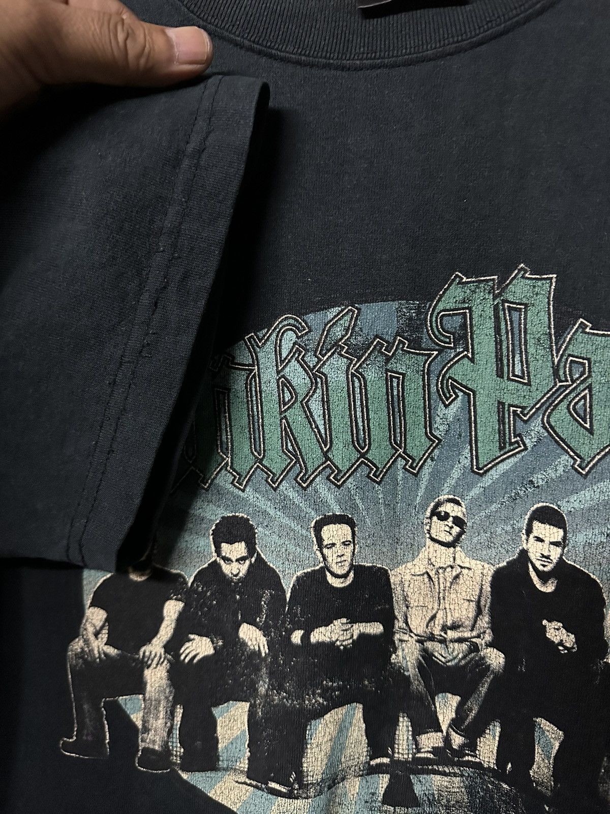 Band Tees × Vintage Vintage Y2K Linkin Park American Rock Band Faded Tee Size US L / EU 52-54 / 3 - 7 Thumbnail