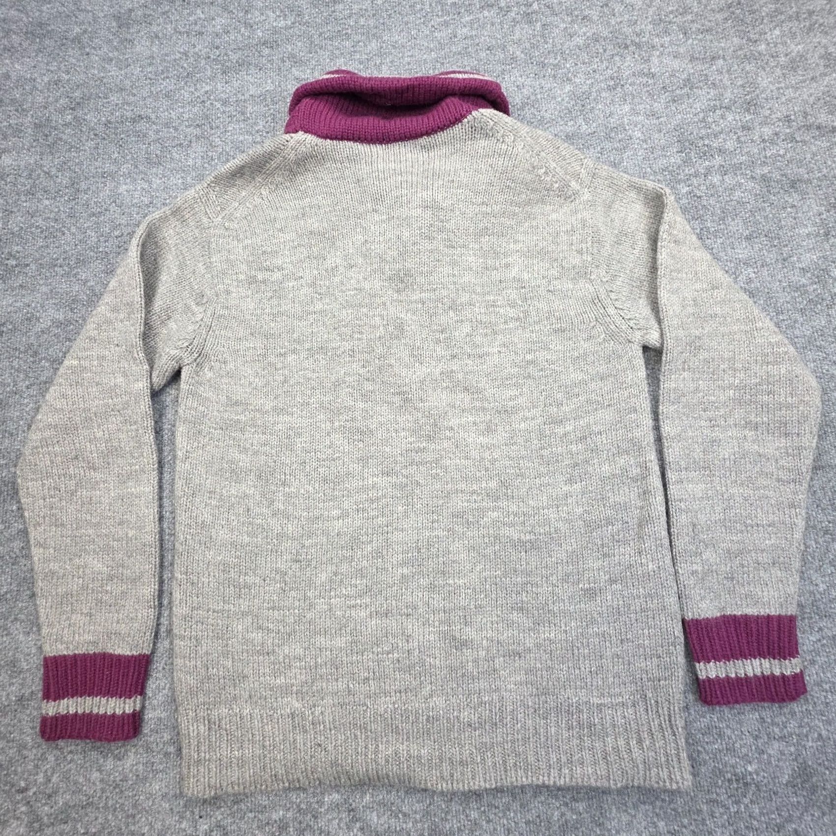 Vintage NWOT Bolivares Mens Grey Sweater Shawl Collar Cotton Wool Knit Size US M / EU 48-50 / 2 - 2 Thumbnail