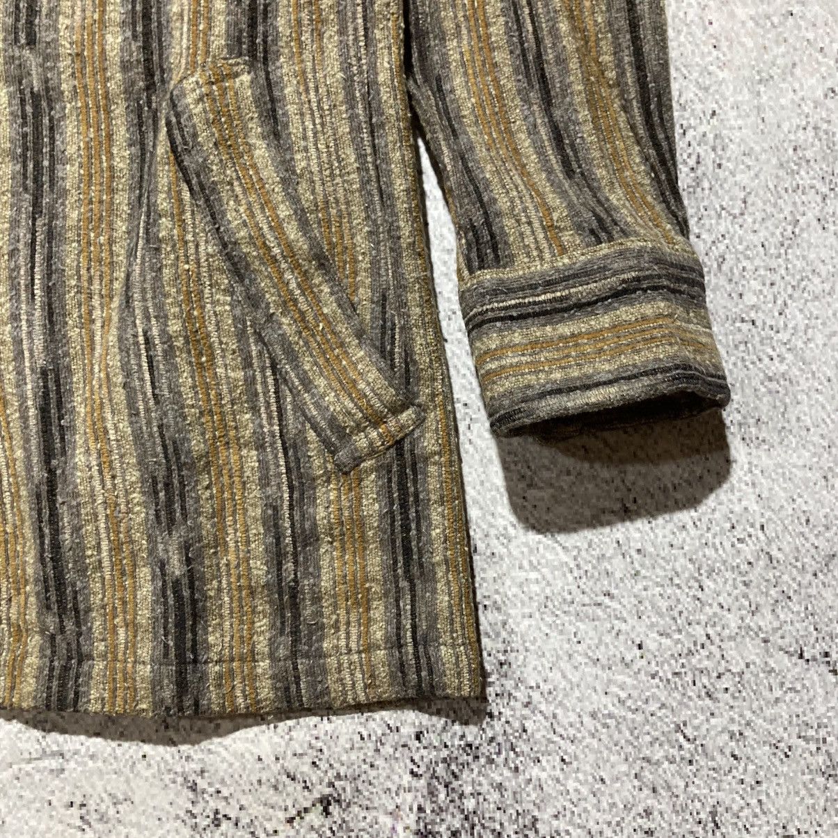 Japanese Brand 🇯🇵 Vintage Katharine Hamnett London Texture Shirt Luxury Size US M / EU 48-50 / 2 - 10 Thumbnail