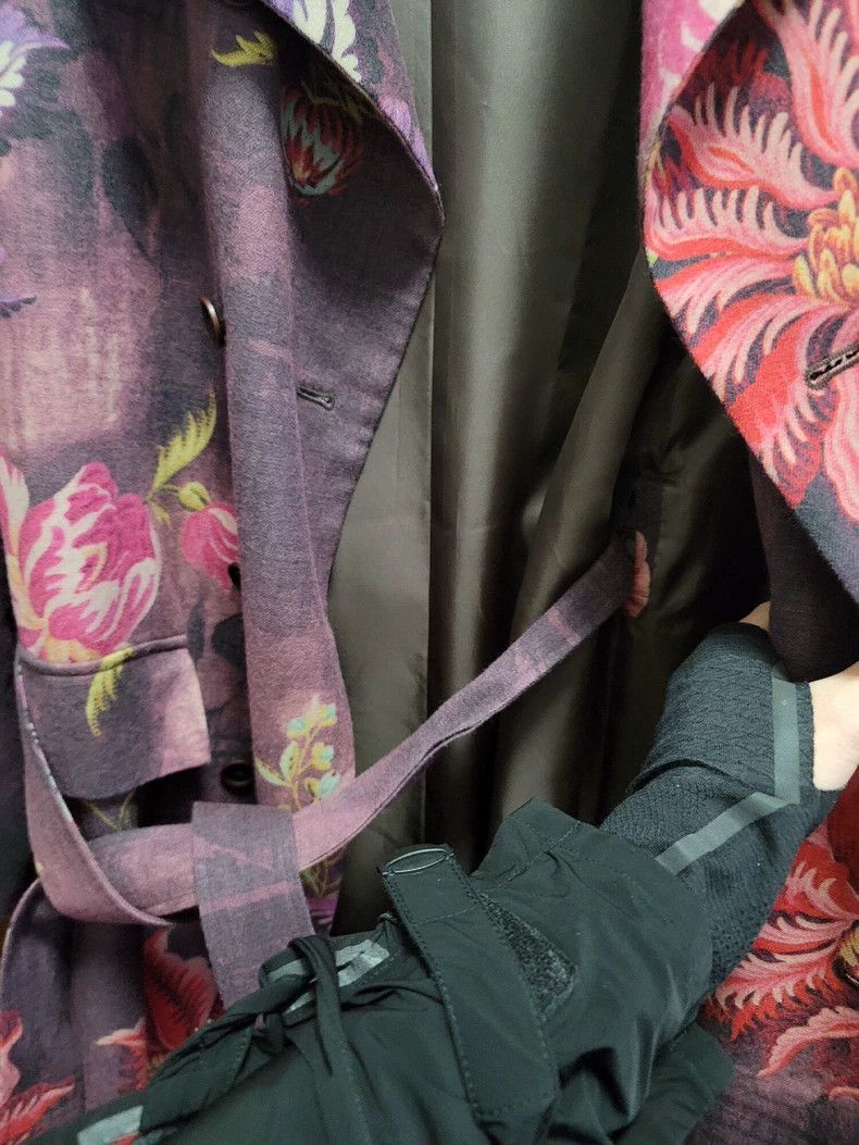 Yohji Yamamoto yohji yamamoto 14aw Skeleton flower coat yohji-2505 Size US S / EU 44-46 / 1 - 4 Thumbnail