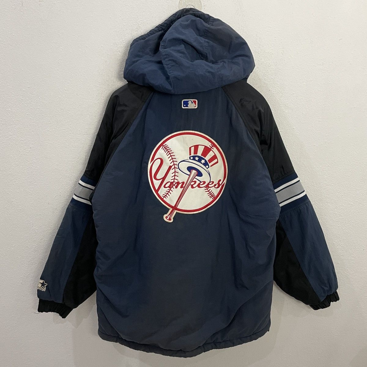 Starter Vintage Starter Yankees Club Baseball Jacket Size US XL / EU 56 / 4 - 9 Thumbnail