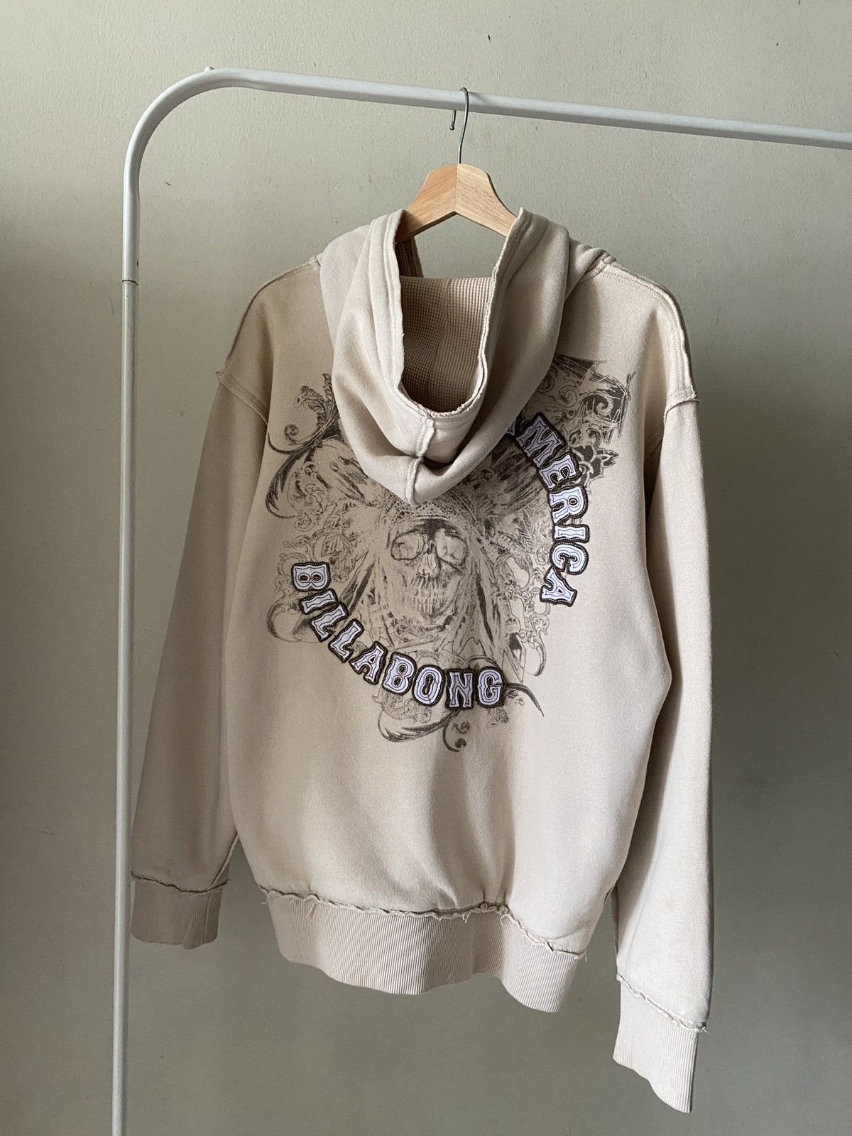 Billabong Vintage Y2K Billabong Thermal Lined Zip Up Hoodie Size US M / EU 48-50 / 2 - 3 Thumbnail