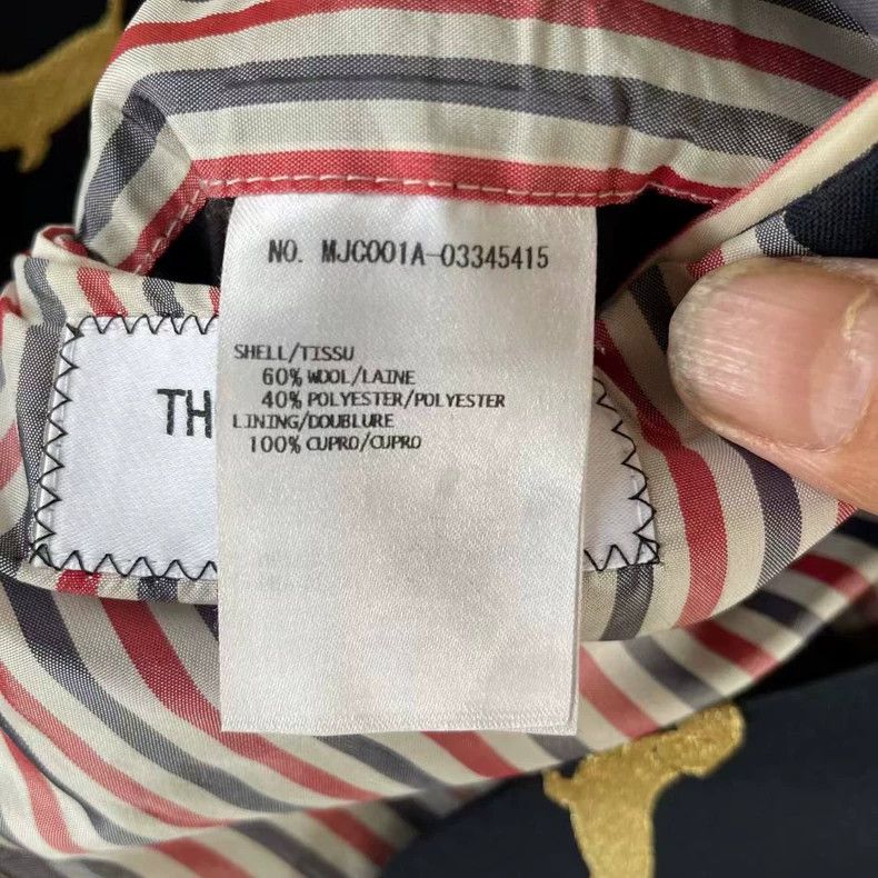 Thom Browne Thom Browne size2 Animal embroidered clothes Size 36S - 6 Thumbnail