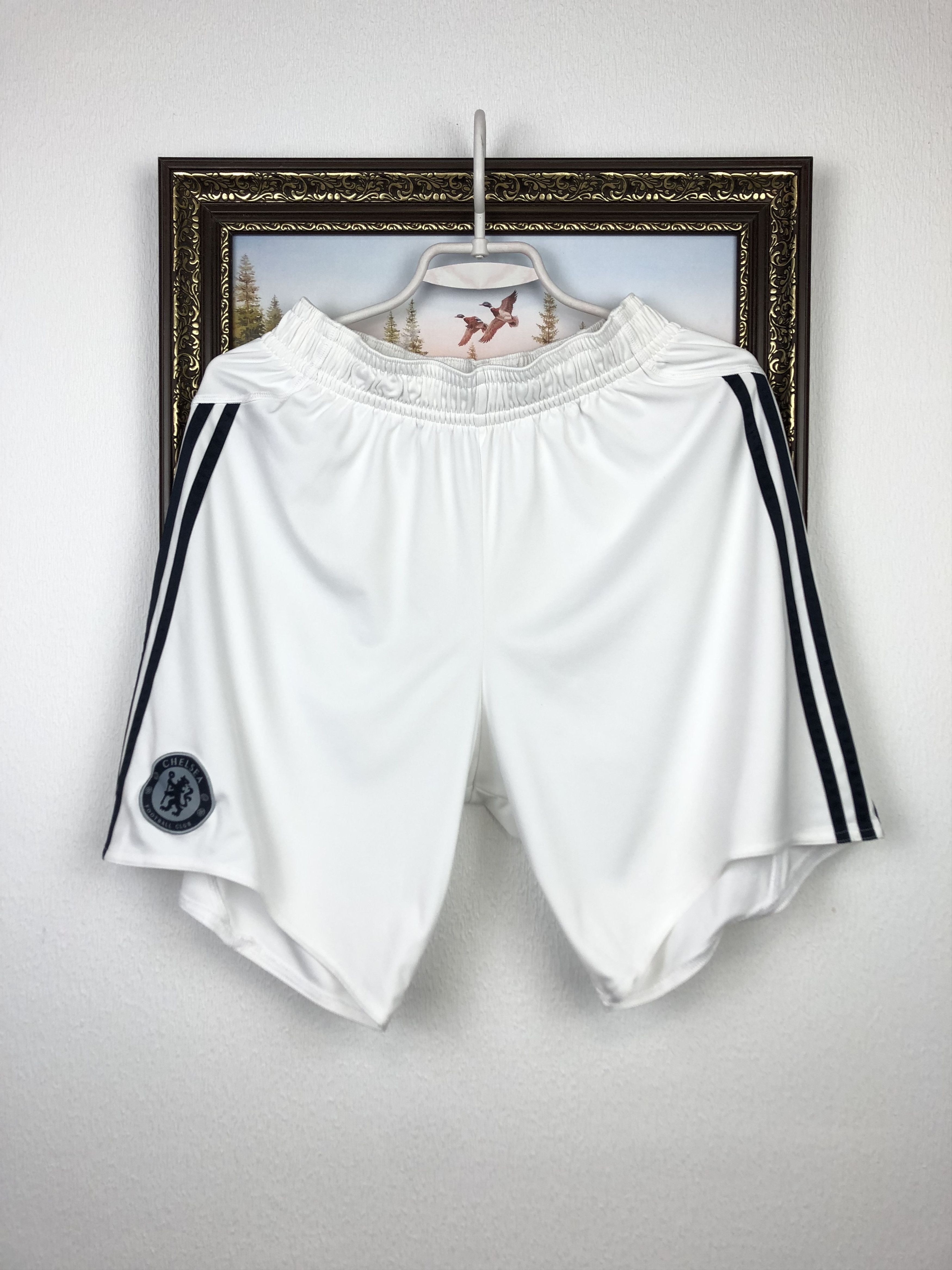 Adidas Vintage Adidas Chelsea Football Shorts Soccer Track Size M Size US 32 / EU 48 - 1 Thumbnail