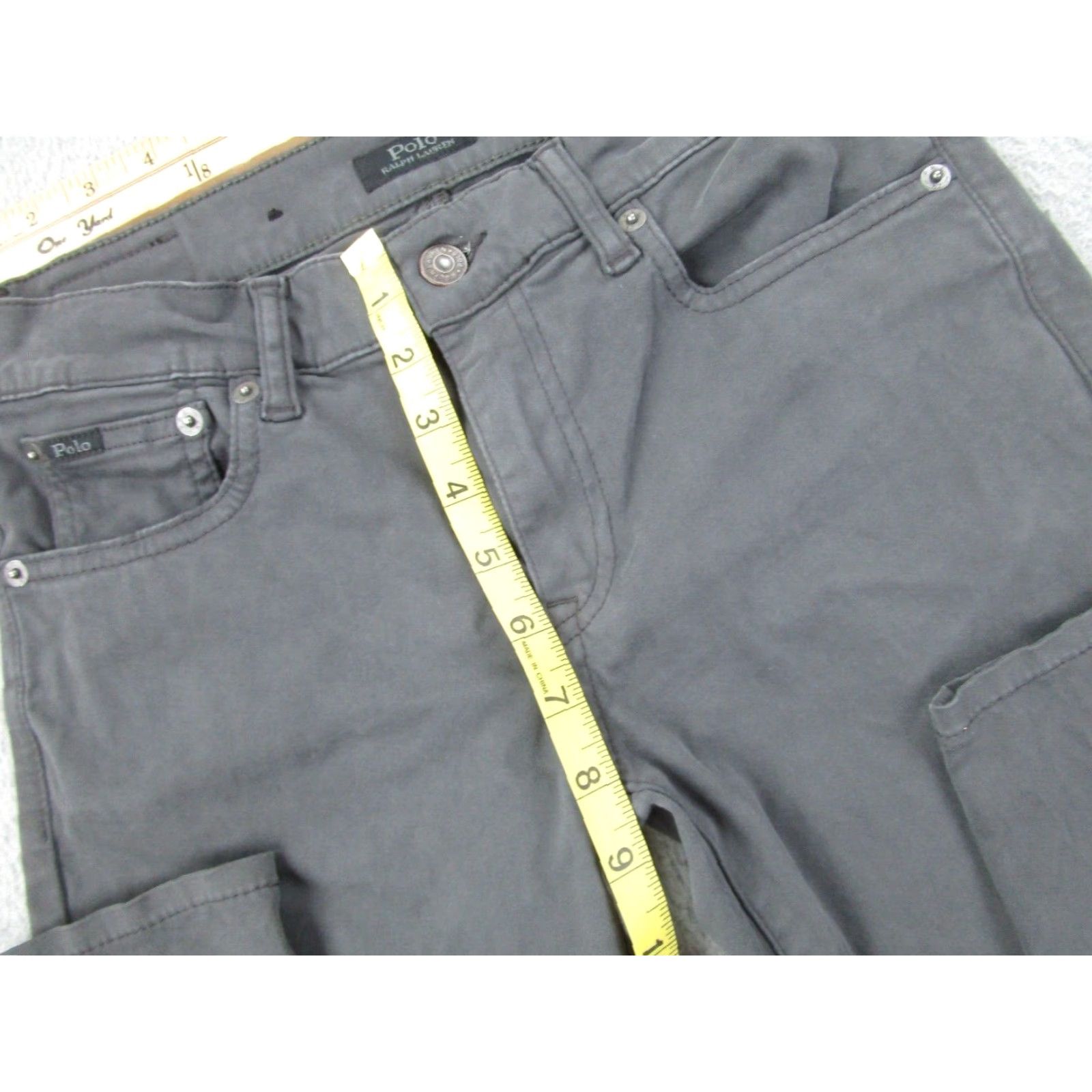 Polo Ralph Lauren Polo Ralph Lauren Jeans Womens 27 Gray Tompkins Skinny Pants Preppy Luxury Slim Size 27" / US 4 / IT 40 - 6 Thumbnail
