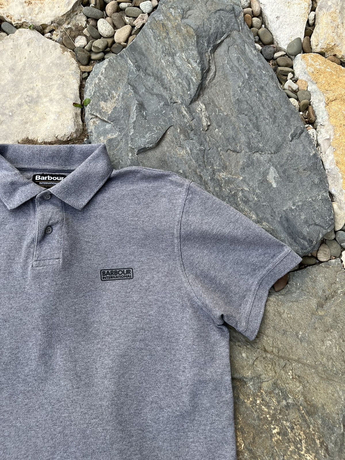 Barbour × Designer Barbour international polo t-shirt tee chest small logo Size US L / EU 52-54 / 3 - 3 Thumbnail
