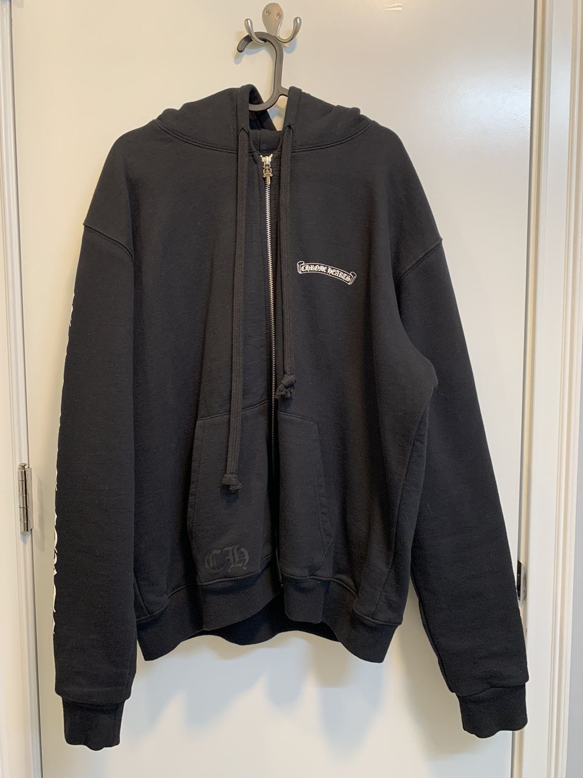 Chrome Hearts Chrome Hearts Scroll Logo Zip Up Size US M / EU 48-50 / 2 - 1 Thumbnail