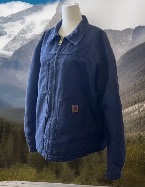 Carhartt RARE DENIM CARHARTT DETROIT JACKET Quilt lining Size US L / EU 52-54 / 3 - 3 Thumbnail