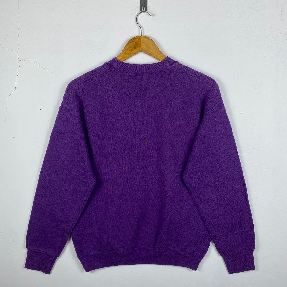 Fruit Of The Loom × Vintage Vintage 90's BLANK PURPLE Fruit Of The Loom Crewneck Size US M / EU 48-50 / 2 - 4 Thumbnail