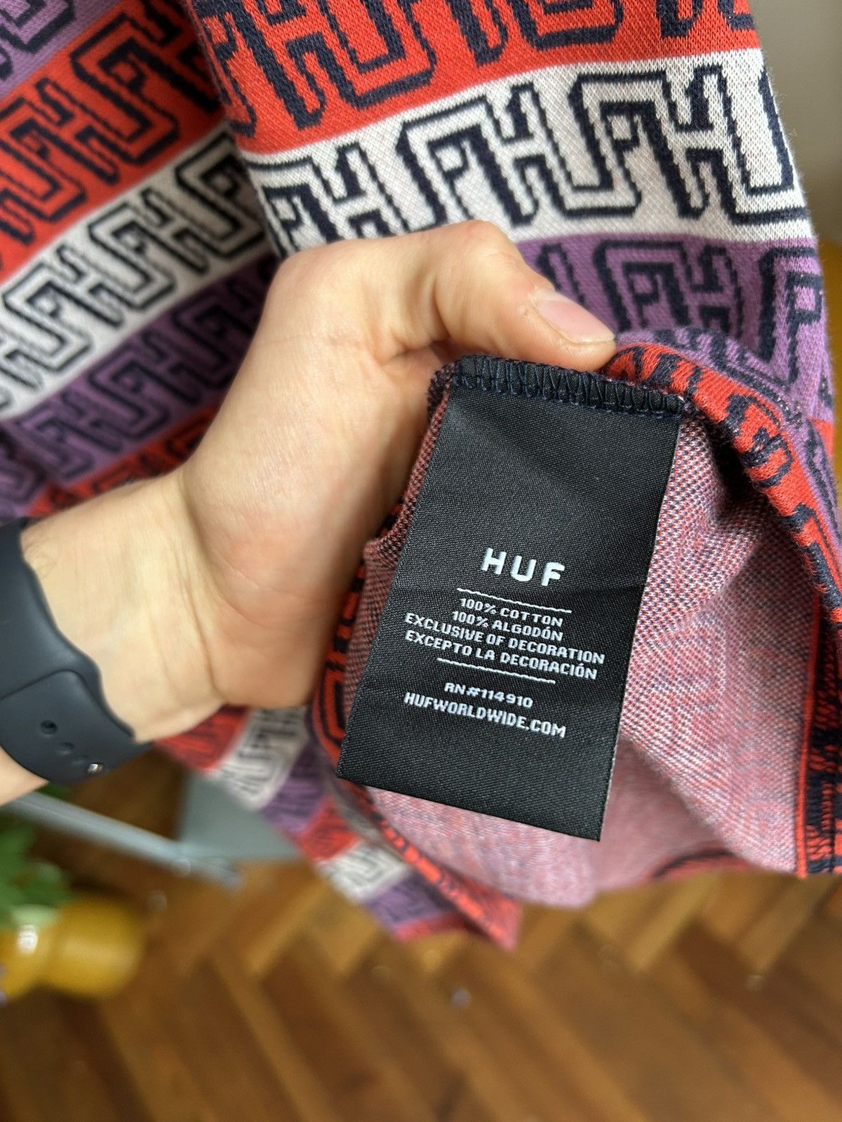 Huf HUF Skateboarding Stripe Tee Streetwear Rap Hype Retro Size US M / EU 48-50 / 2 - 6 Thumbnail