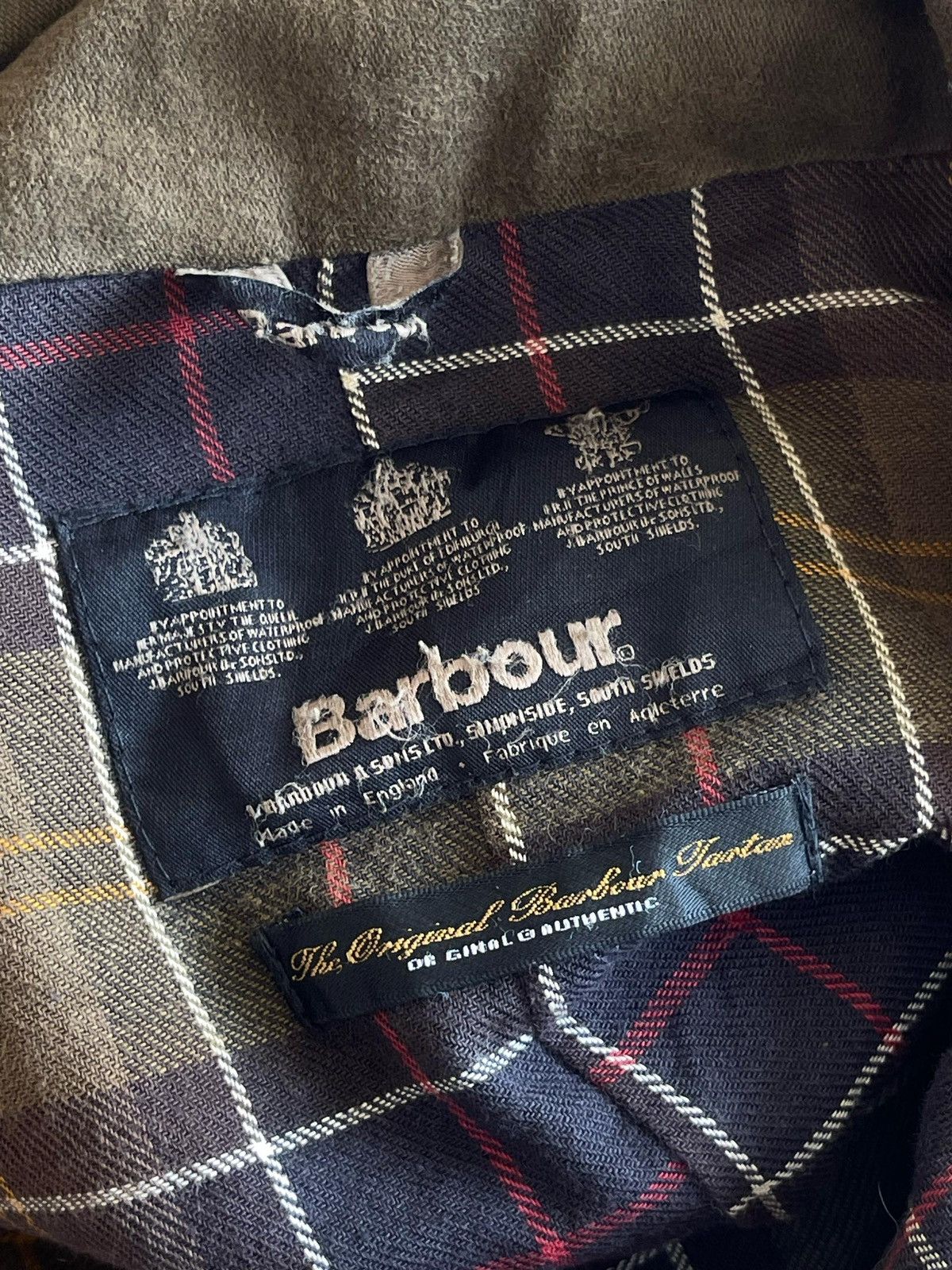 Barbour × Vintage Vintage Barbour Utility Waxed Jacket Size L / US 10 / IT 46 - 22 Thumbnail