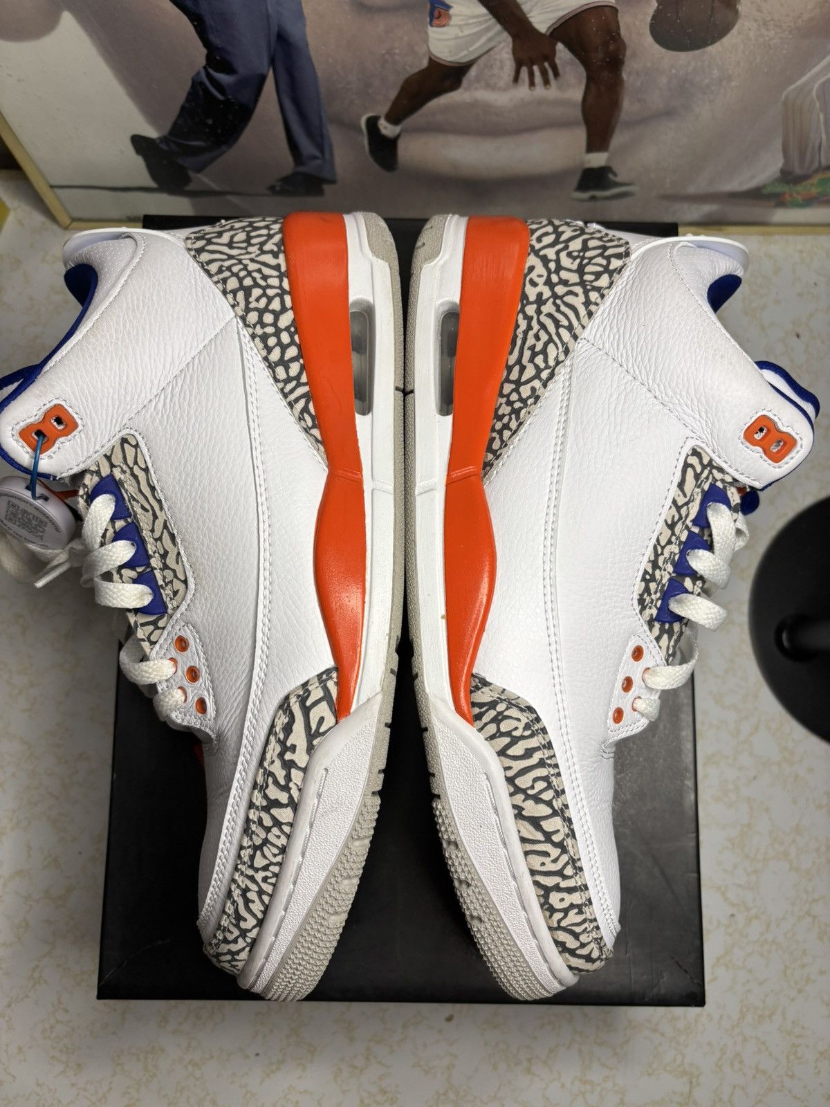 Jordan Brand Air Jordan 3 Retro Knicks Size US 11 / EU 44 - 4 Thumbnail