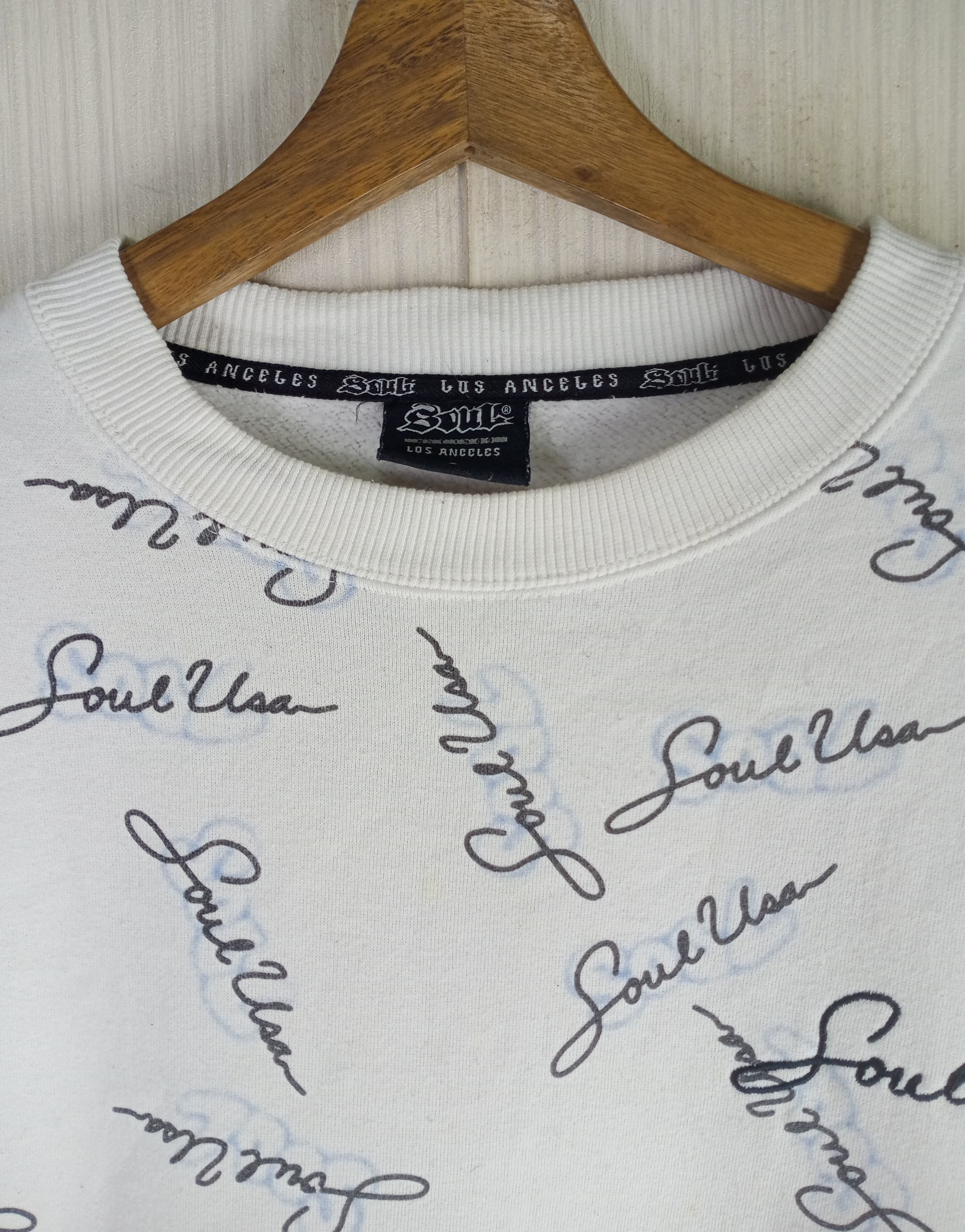 Southpole Rare Vintage Soul Los Angeles Crewneck Sweatshirt Size US L / EU 52-54 / 3 - 2 Thumbnail