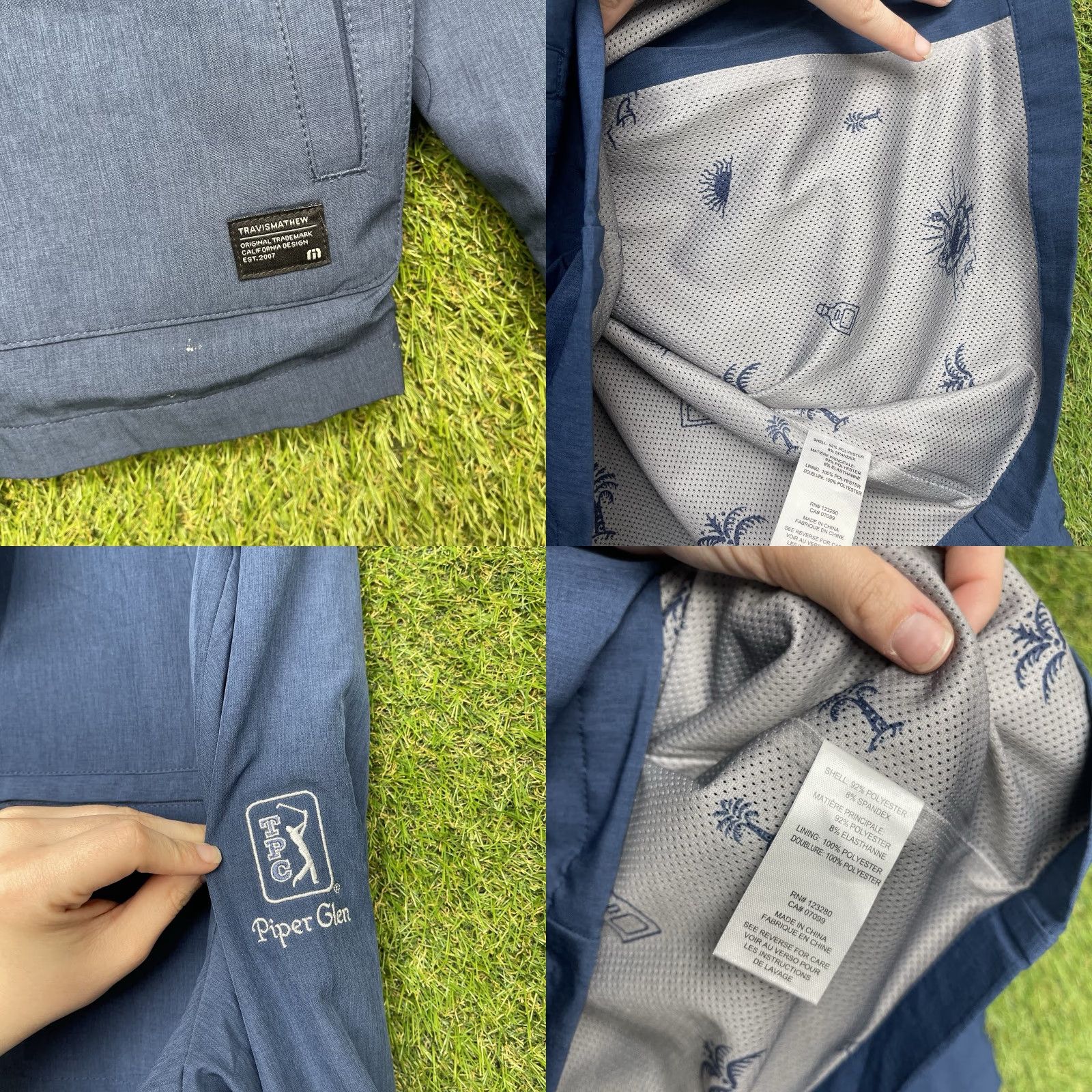 TravisMathew Travis Mathew Jacket Mens XL Slate Blue Full Zip Golf Storm Chaser Size US XL / EU 56 / 4 - 8 Thumbnail