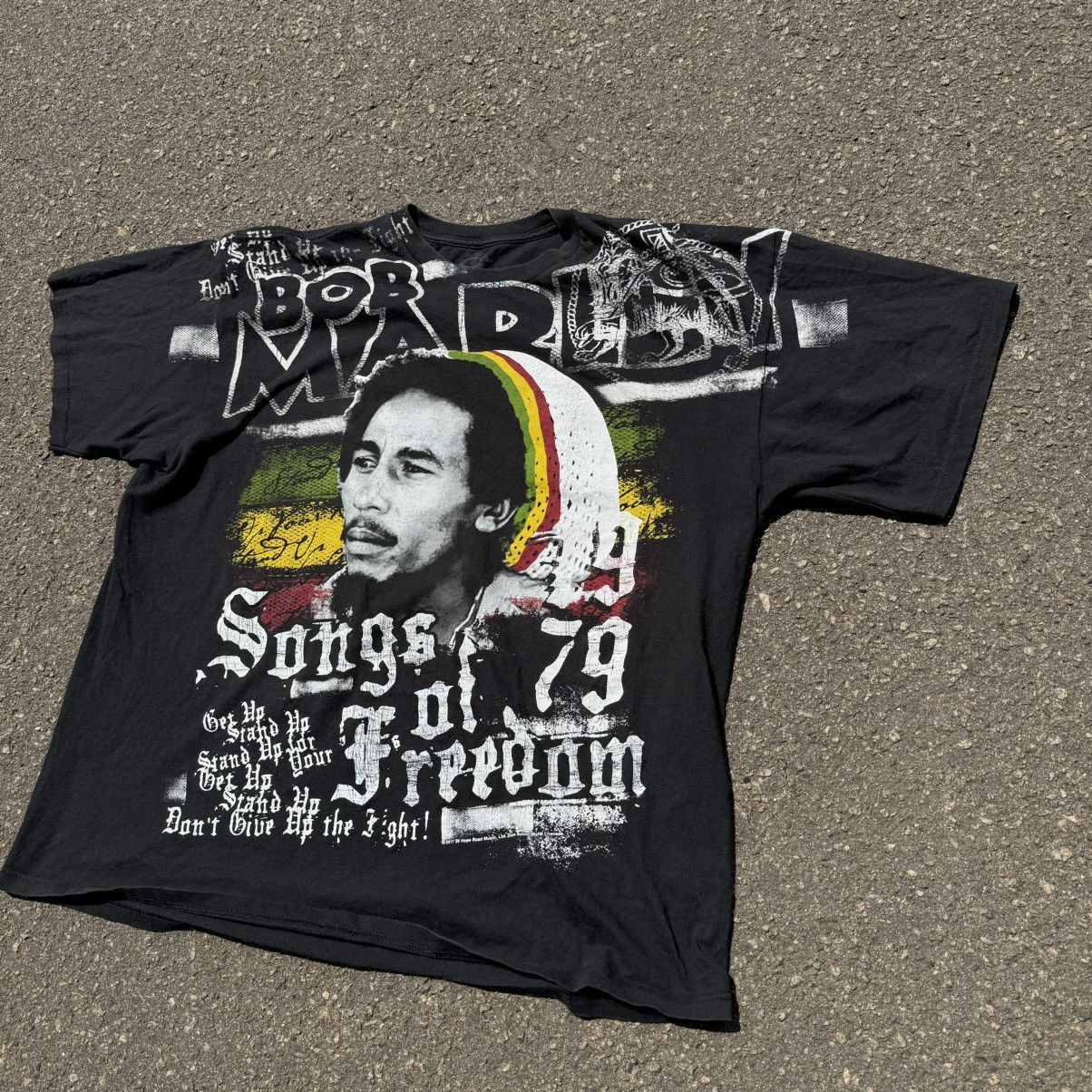 Bob Marley × Rap Tees × Vintage vintage 2011 tshirt bob marley rap tees y2k streetwear Size US XXL / EU 58 / 5 - 3 Thumbnail