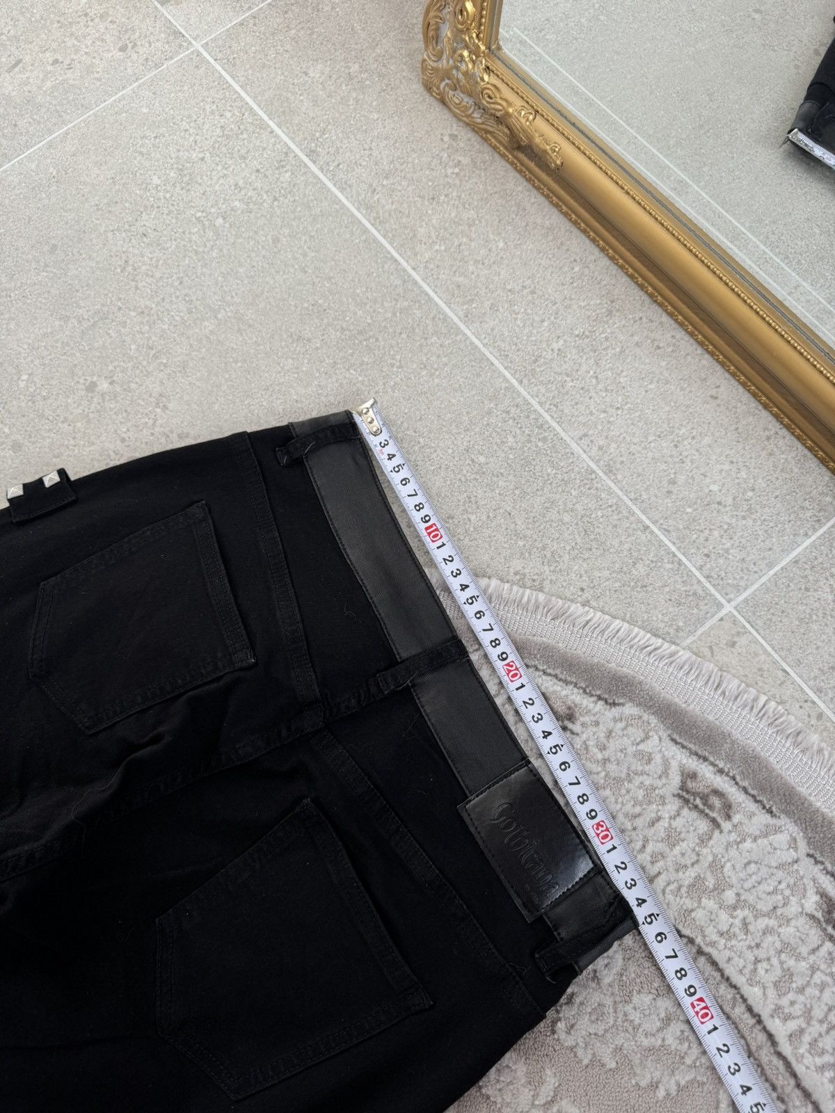 Japanese Brand Rare Pants Gothicana Bondage BDSM Punk Avant-Garde Japan Size US 28 / EU 44 - 11 Thumbnail