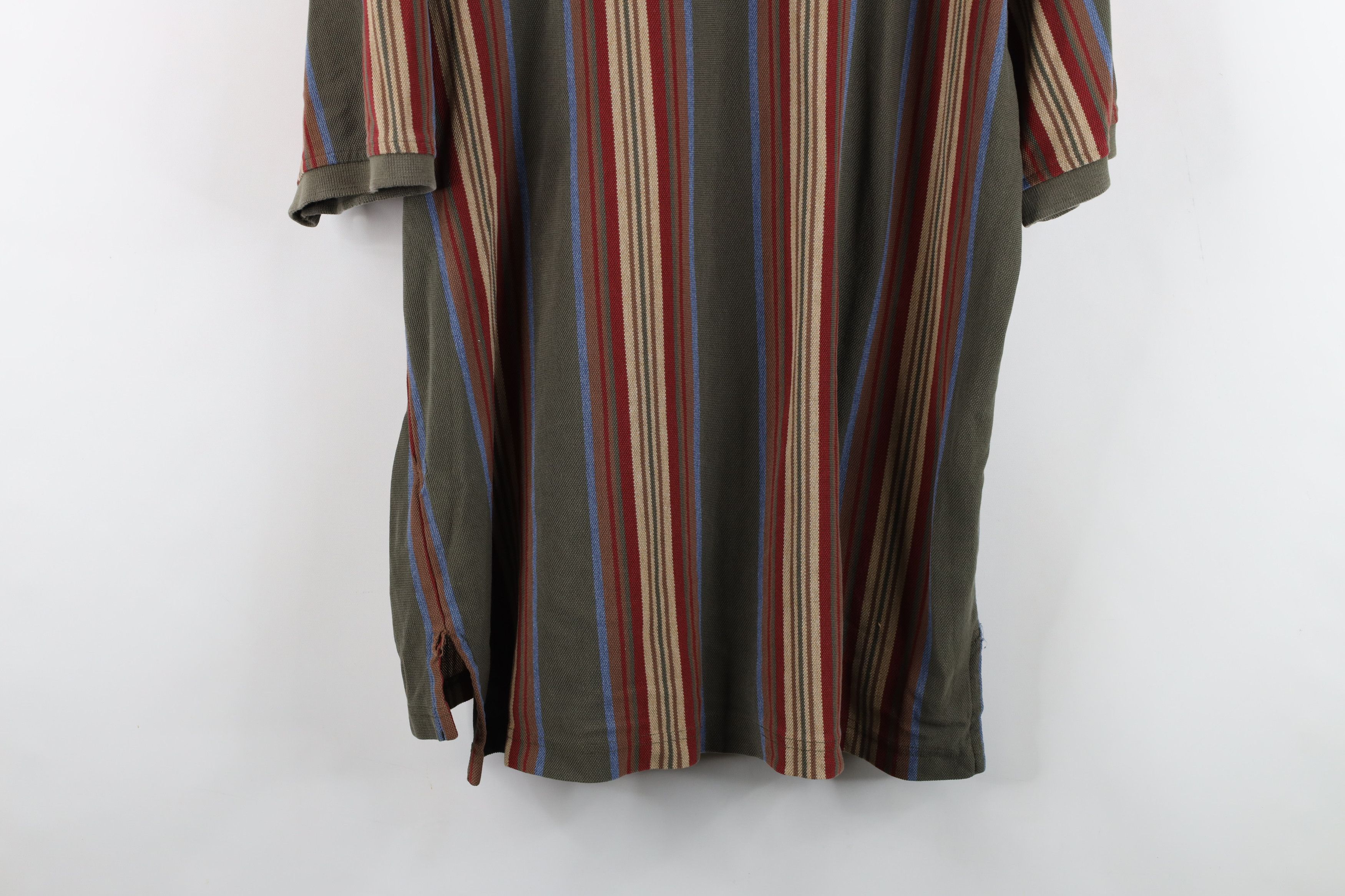 Tommy Hilfiger Vintage 90s Tommy Hilfiger Tone Striped Golf Polo Shirt Size US XL / EU 56 / 4 - 14 Thumbnail