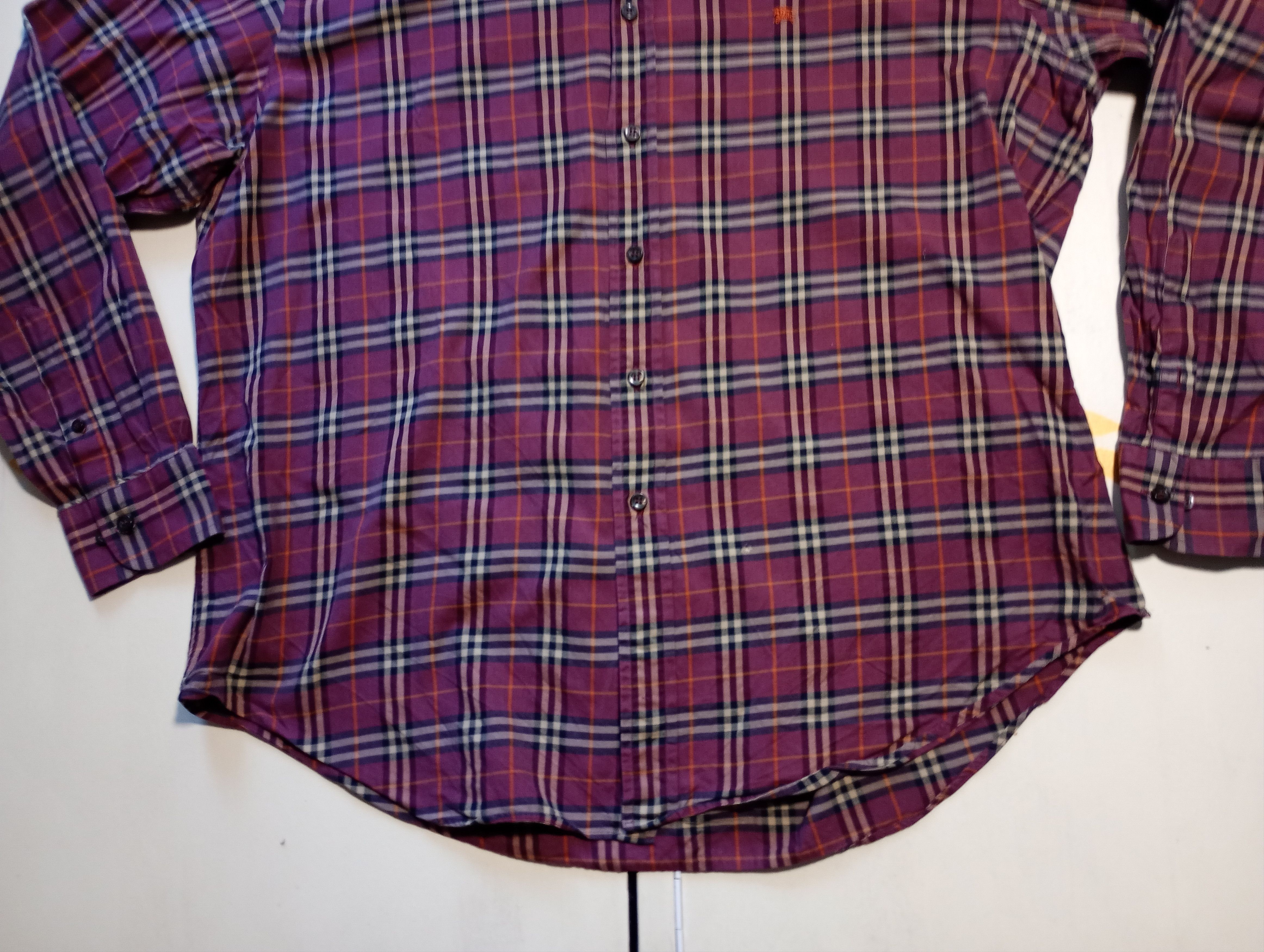 Burberry × Designer Burberry Checkered Shirt Vintage Size 6 Size US XXL / EU 58 / 5 - 4 Thumbnail