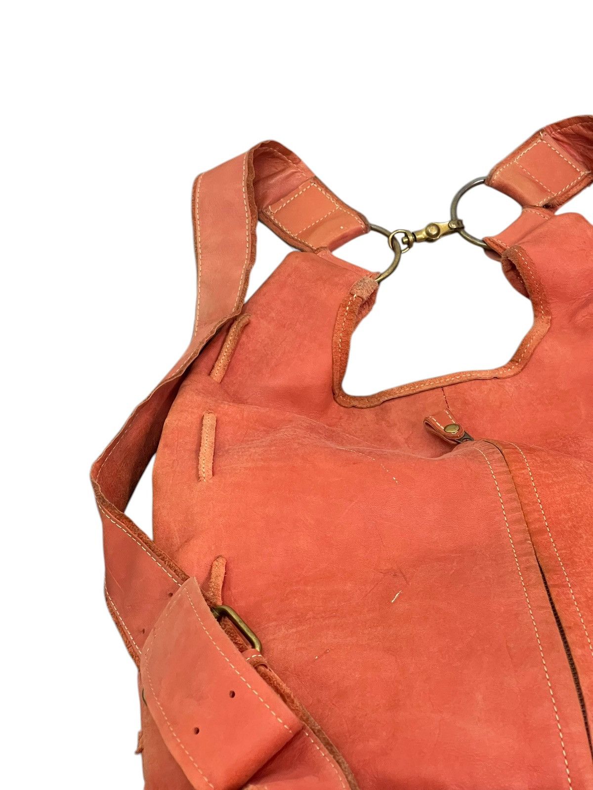 Genuine Leather Full Leather Petit Ami Backpack Bag 1🟩3 Size ONE SIZE - 16 Thumbnail