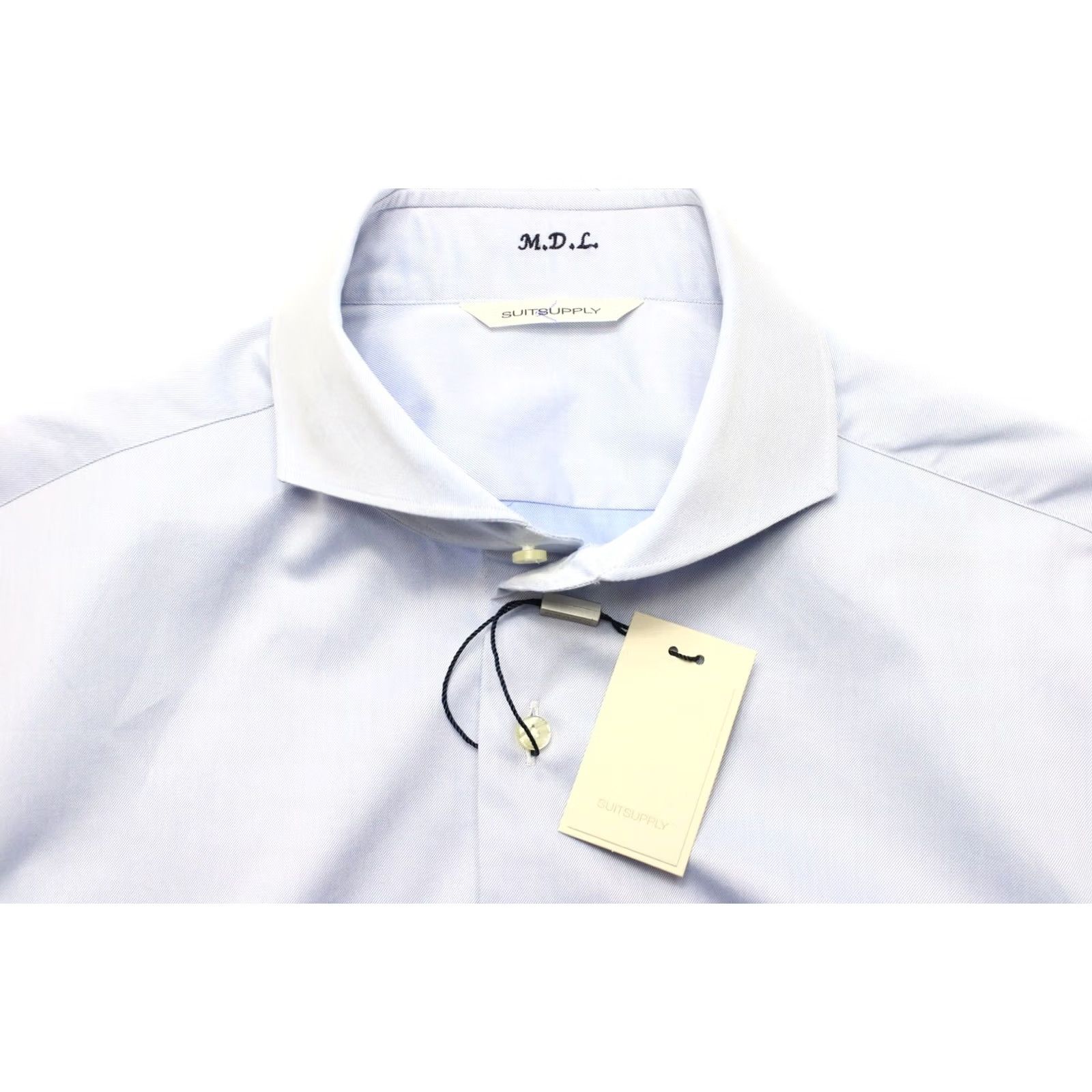 Suitsupply Suitsupply Extra Slim Fit Formal Shirt Mens XS Cutaway Collar Button Up Size 34R - 4 Thumbnail