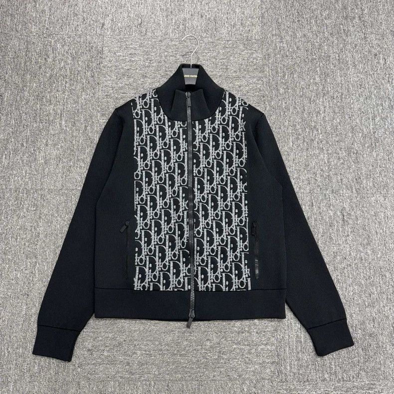 Dior Dior 3D old flower full print knitted jacket Size XL / US 12-14 / IT 48-50 - 1 Thumbnail