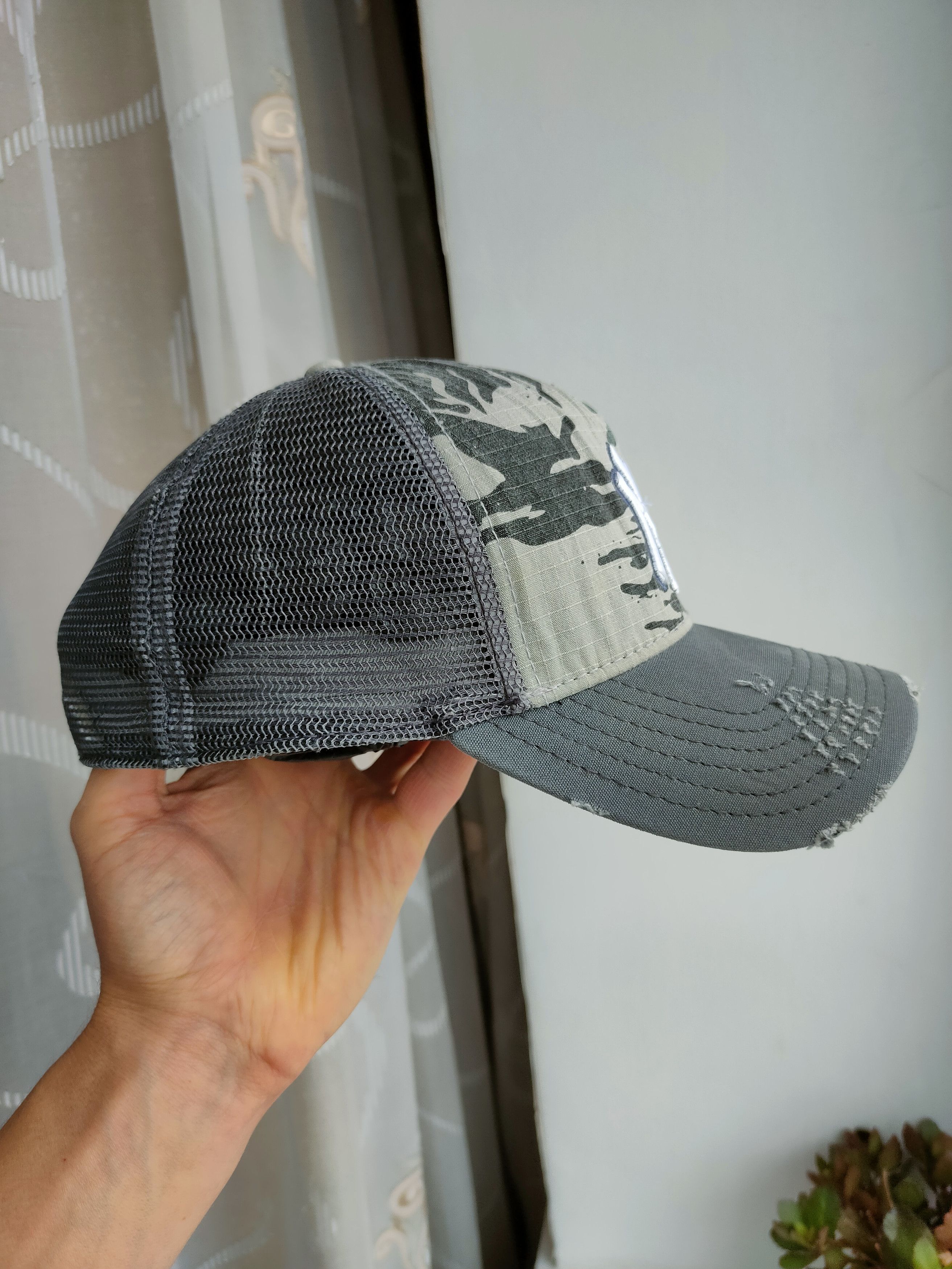 New Era New Era NY Yankees Vintage Trucker Cap Yankees MLB Military Size ONE SIZE - 3 Thumbnail