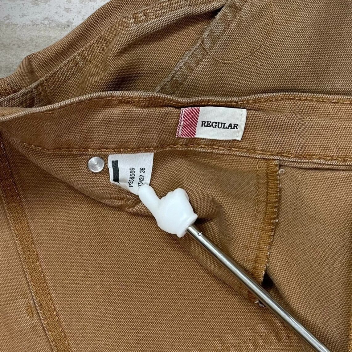 Dickies Vintage Y2K Dickies Carpenter Pants 40x32 Straight Leg Tan Size US 40 / EU 56 - 4 Thumbnail