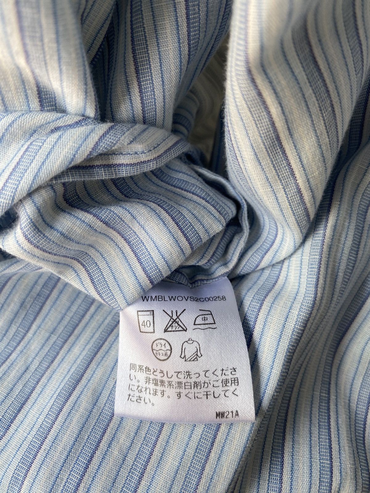 Ralph Lauren Ralph Lauren Blue Striped Blouse Pleated Collar & Cuffs. Size M / US 6-8 / IT 42-44 - 10 Thumbnail