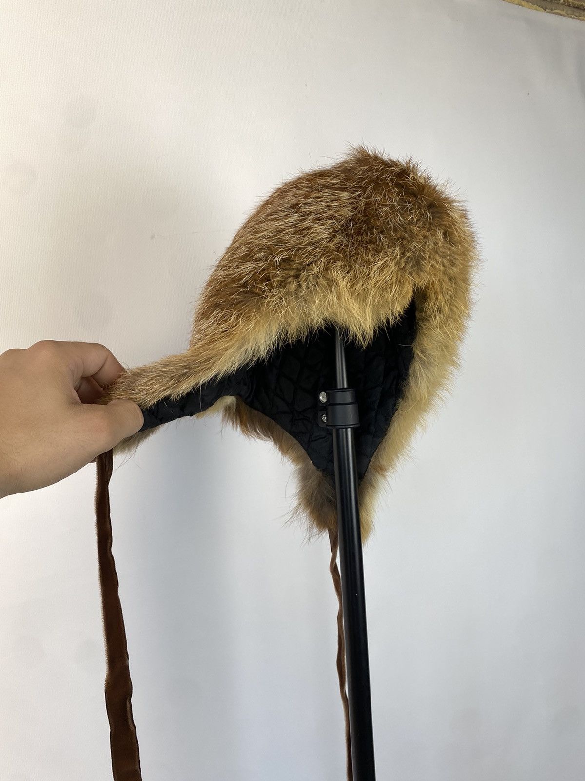 Hysteric Glamour × Japanese Brand × Vintage Vintage Real Fur Mohair Fuzzy Ushanka Y2K Opium Hype Rare OS Size ONE SIZE - 6 Thumbnail