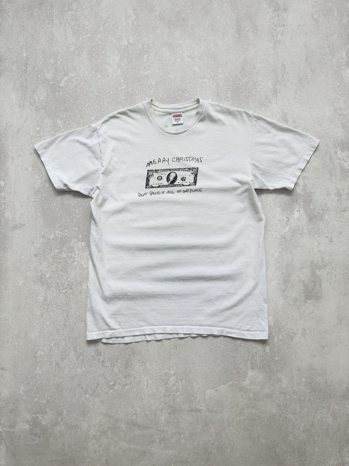 Supreme MERRY CHRISTMAS Tシャツ L Buy Supreme Merry Christmas T-Shirt 'White' - FW15T01 WHITE