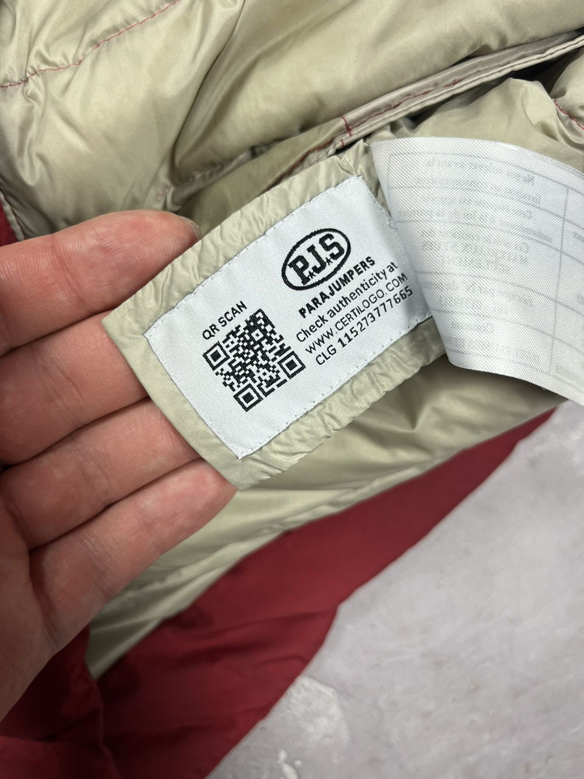 Parajumpers ❤️ Parajumpers Micro Down Super Lightweight Long Jacket Red Size M / US 6-8 / IT 42-44 - 9 Thumbnail