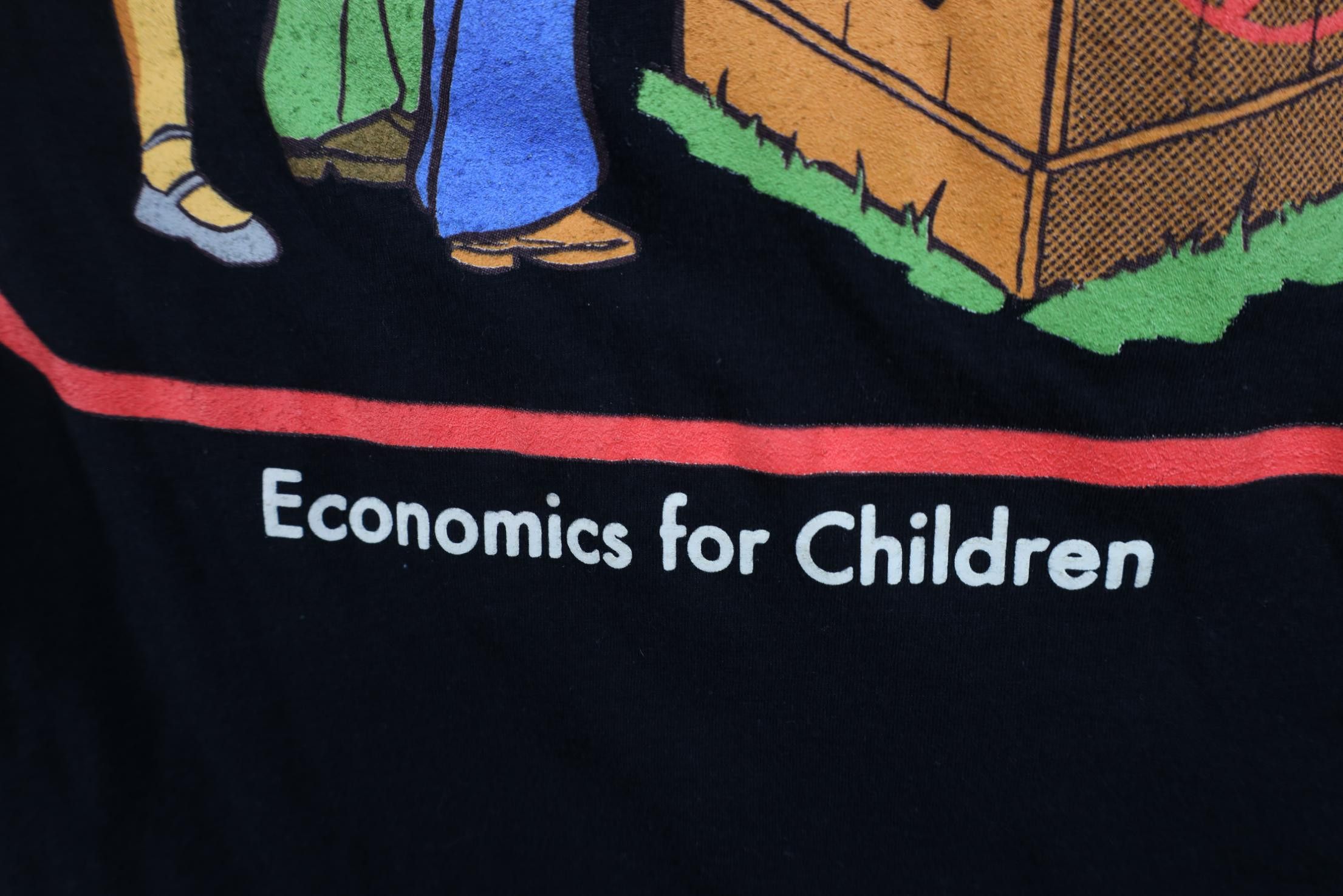 Vintage Y2K Streetwear Economics For Children Sell Your Soul T-Shirt Size XS / US 0-2 / IT 36-38 - 6 Thumbnail