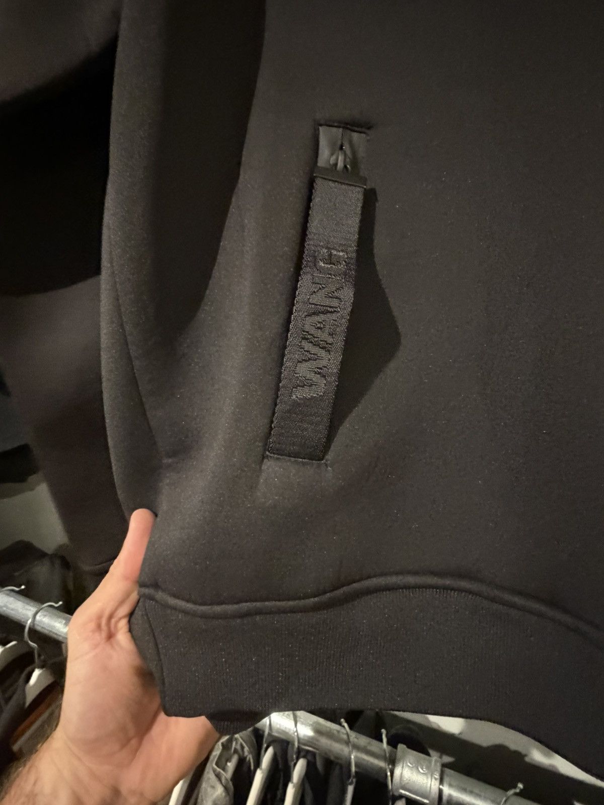 Alexander Wang × H&M Alexander Wang x H&M Neoprene Full-Zip Hoodie Size US L / EU 52-54 / 3 - 3 Thumbnail