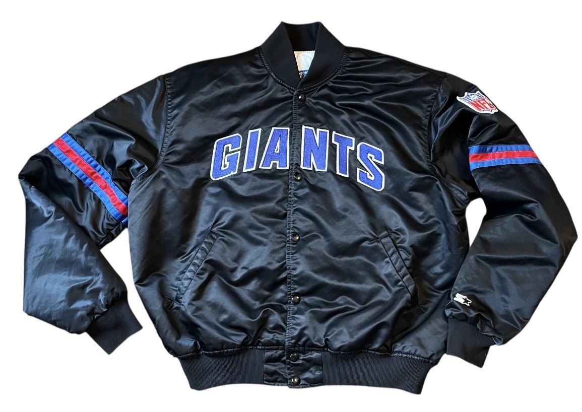 Starter Vintage 80/90s NFL New York Giants Satin Starter Bomber XL Size US XL / EU 56 / 4 - 1 Thumbnail