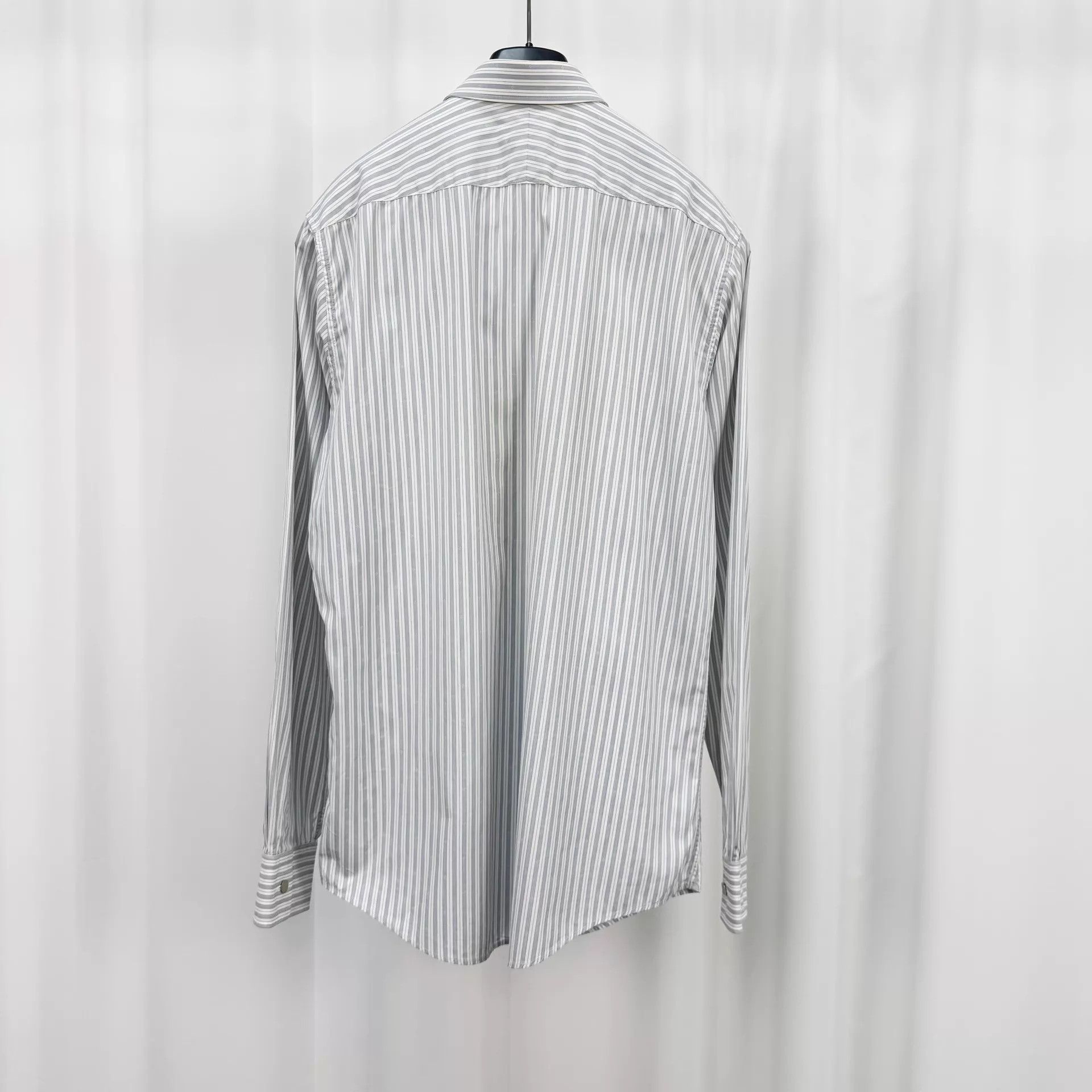 Hermes Hermes H All-Over Stripe Shirt 40 95N Collar Yellow Size US M / EU 48-50 / 2 - 2 Thumbnail