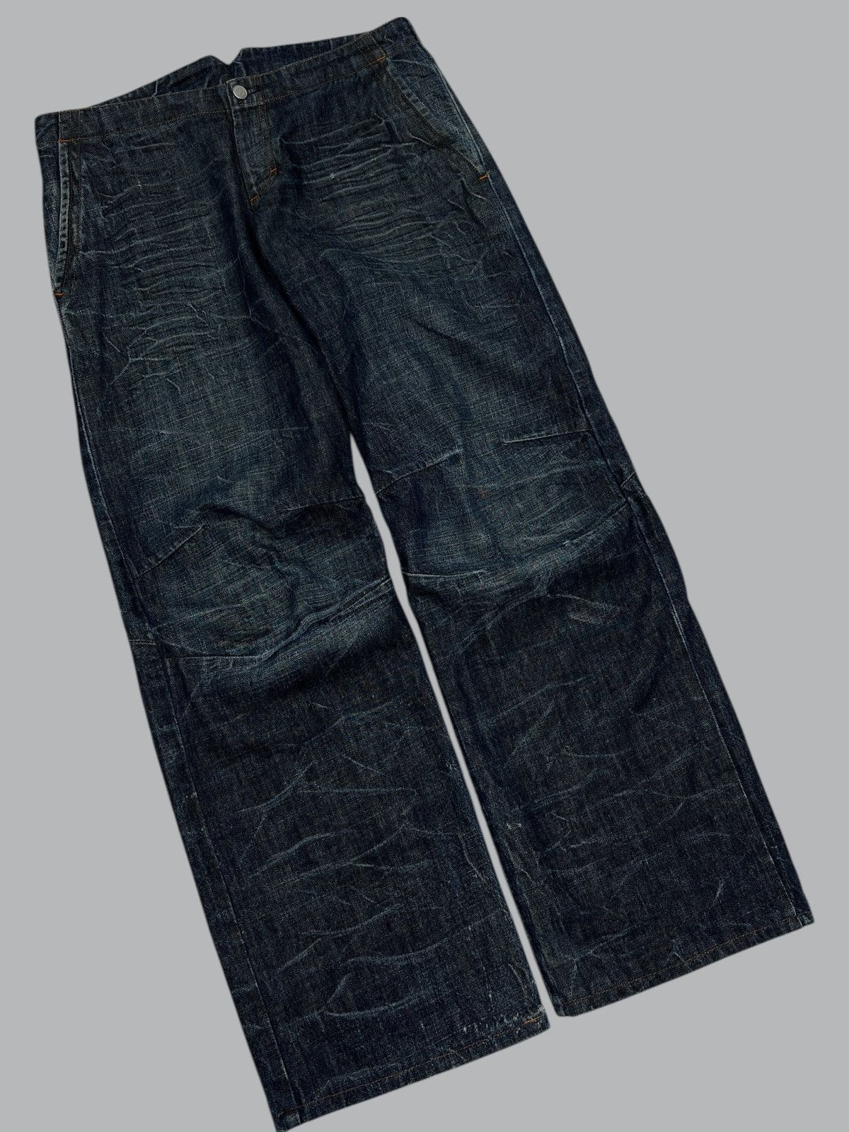Walter Van Beirendonck Archive 90’s Walter Van Beirendonck Stone Wash Baggy Jeans Size US 31 - 12 Thumbnail