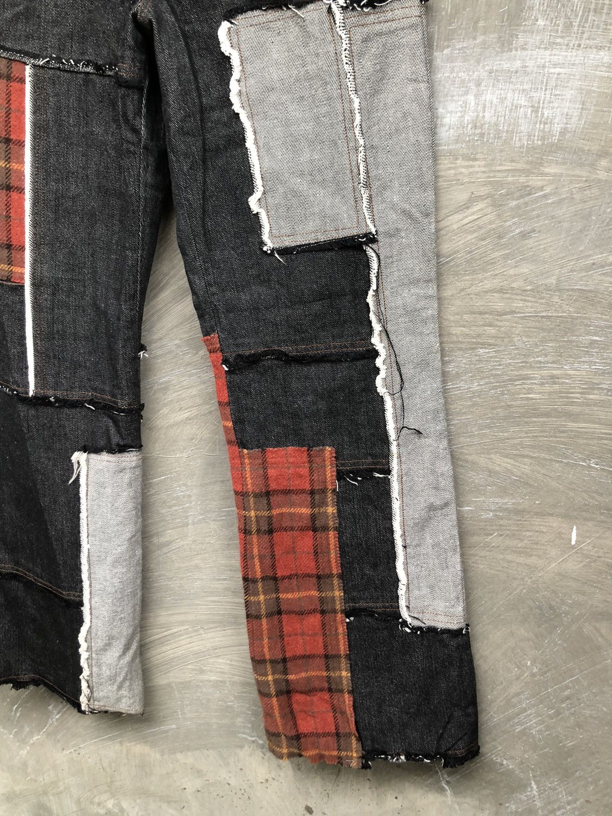 Japanese Brand × Le Grande Bleu (L.G.B.) Y2K💥 Betty’s Blue Shinji Abe Patchwork Denim Size US 28 / EU 44 - 5 Thumbnail