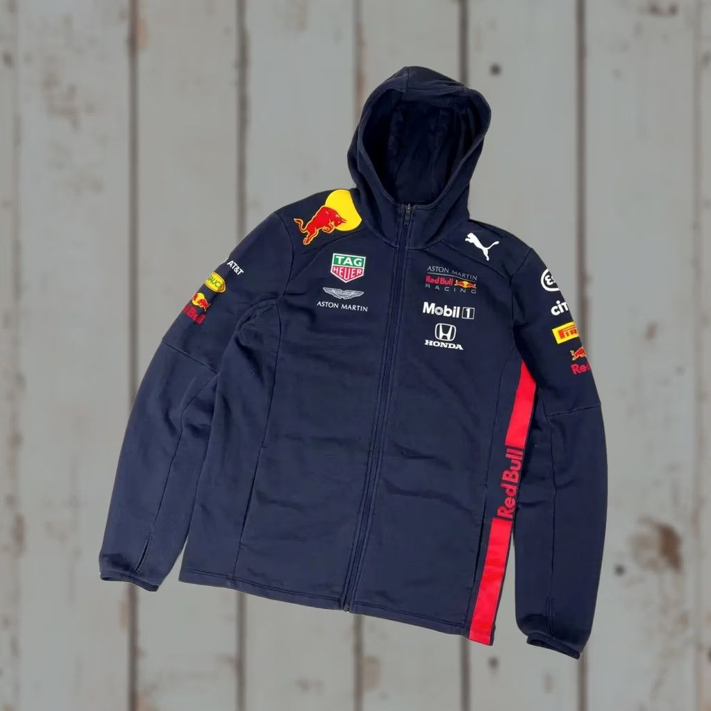 Puma Puma Red Bull Racing Honda Hoodie Sz M blue Nascar Men Size US M / EU 48-50 / 2 - 1 Thumbnail