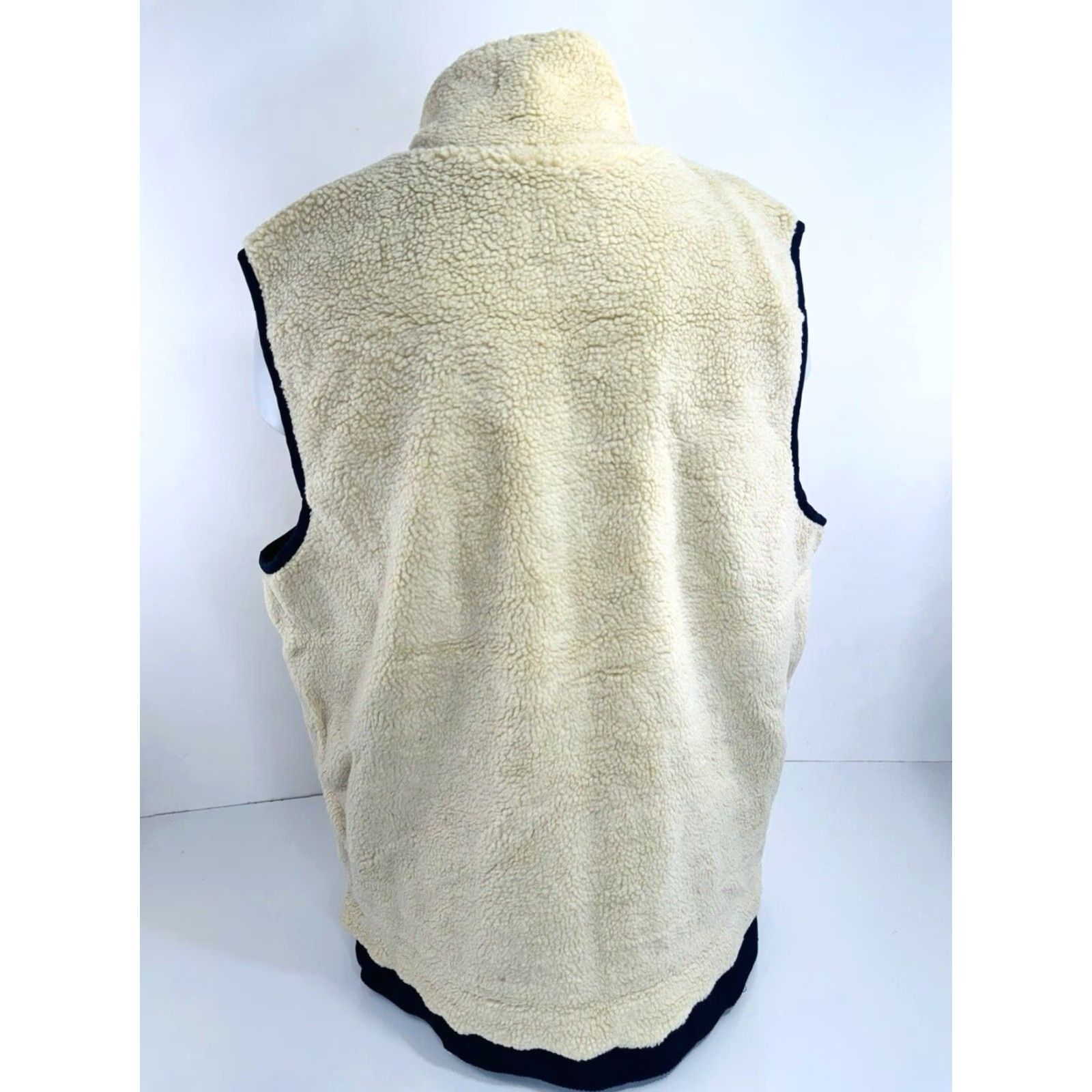 Vintage CRIQUET Austin - NEW w TAG - Fleece High Pile SHERPA Mens XXL Full Zip Vest Shirt Size US XXL / EU 58 / 5 - 4 Thumbnail