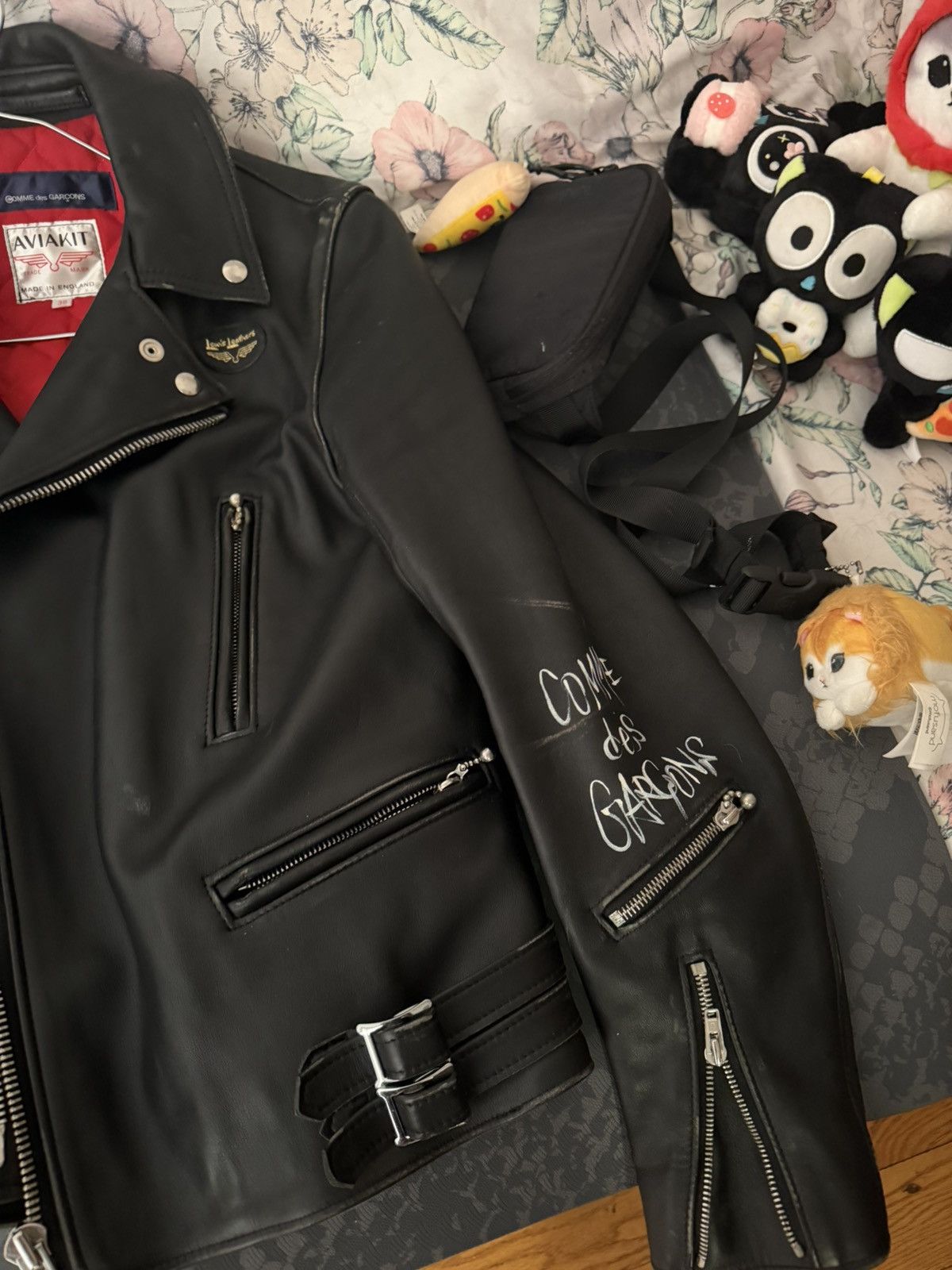 Comme des Garcons Lewis Leathers Live Free Die Strong Comme Des Garçons Size US M / EU 48-50 / 2 - 4 Thumbnail