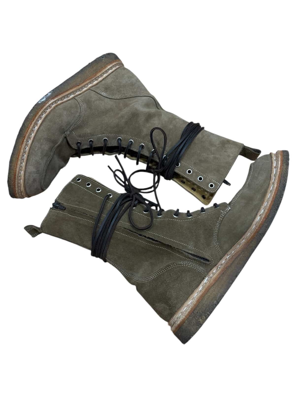 Balmain BALMAIN AW11 CHRISTOPHE DECARNIN CREPE BOOTS Size US 11 / EU 44 - 5 Thumbnail
