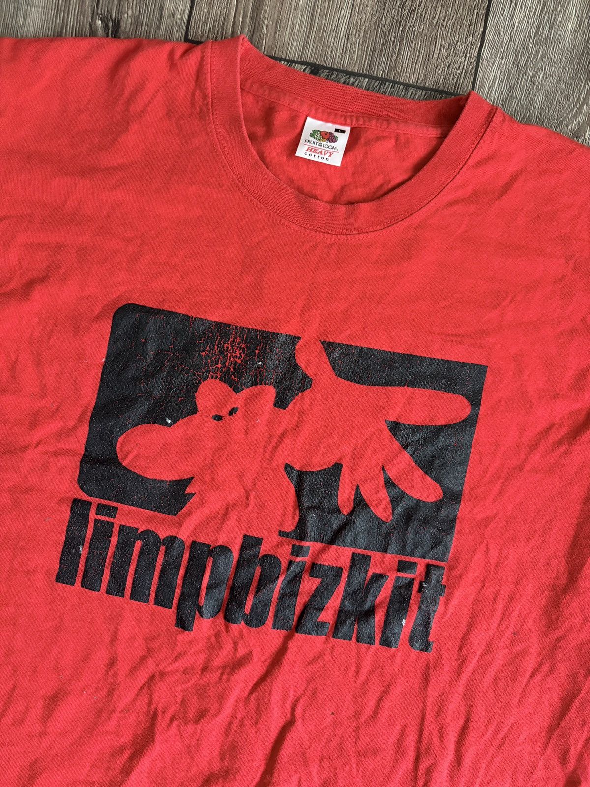 Band Tees Vintage 2000s Rare Limp Bizkit Distressed Tour T-Shirt Size US L / EU 52-54 / 3 - 3 Thumbnail