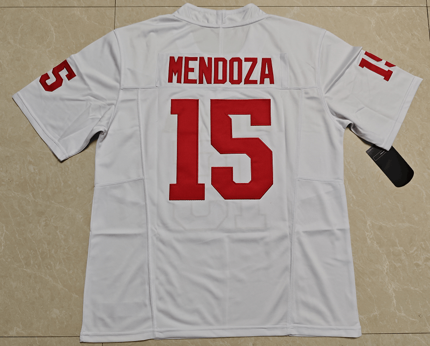 Other Men's Indiana Hoosiers #15 Fernando Mendoza White jersey Size US XL / EU 56 / 4 - 2 Thumbnail