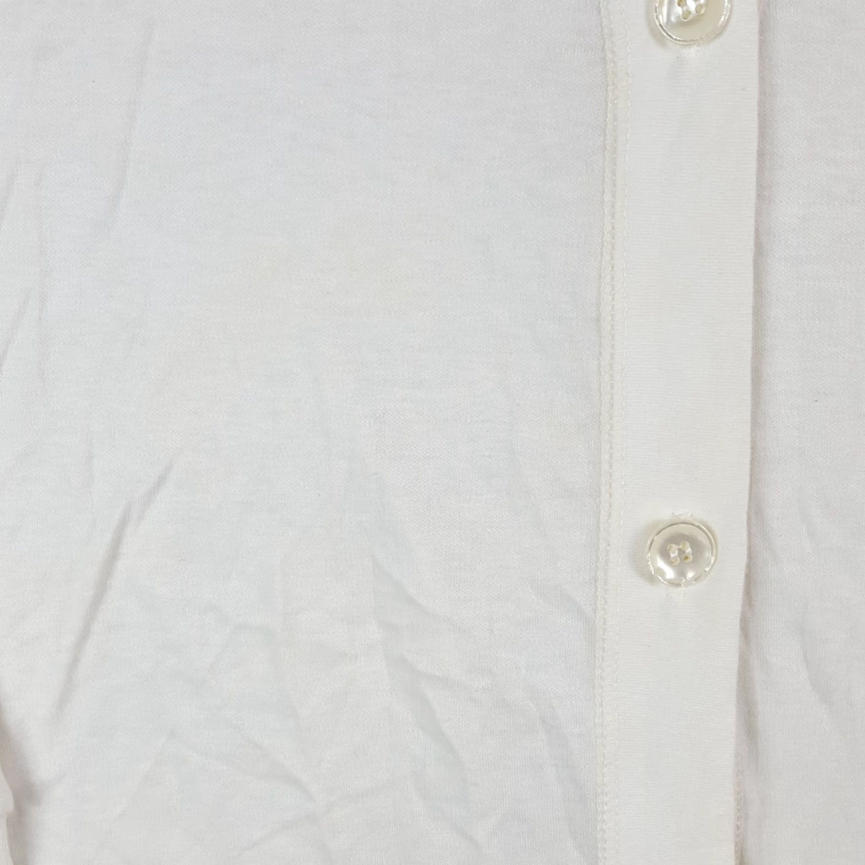 Vintage VINTAGE Sarah Renata Women's Medium Oversized Button Cardigan Sweater 90s Y2K White Size M / US 6-8 / IT 42-44 - 2 Thumbnail