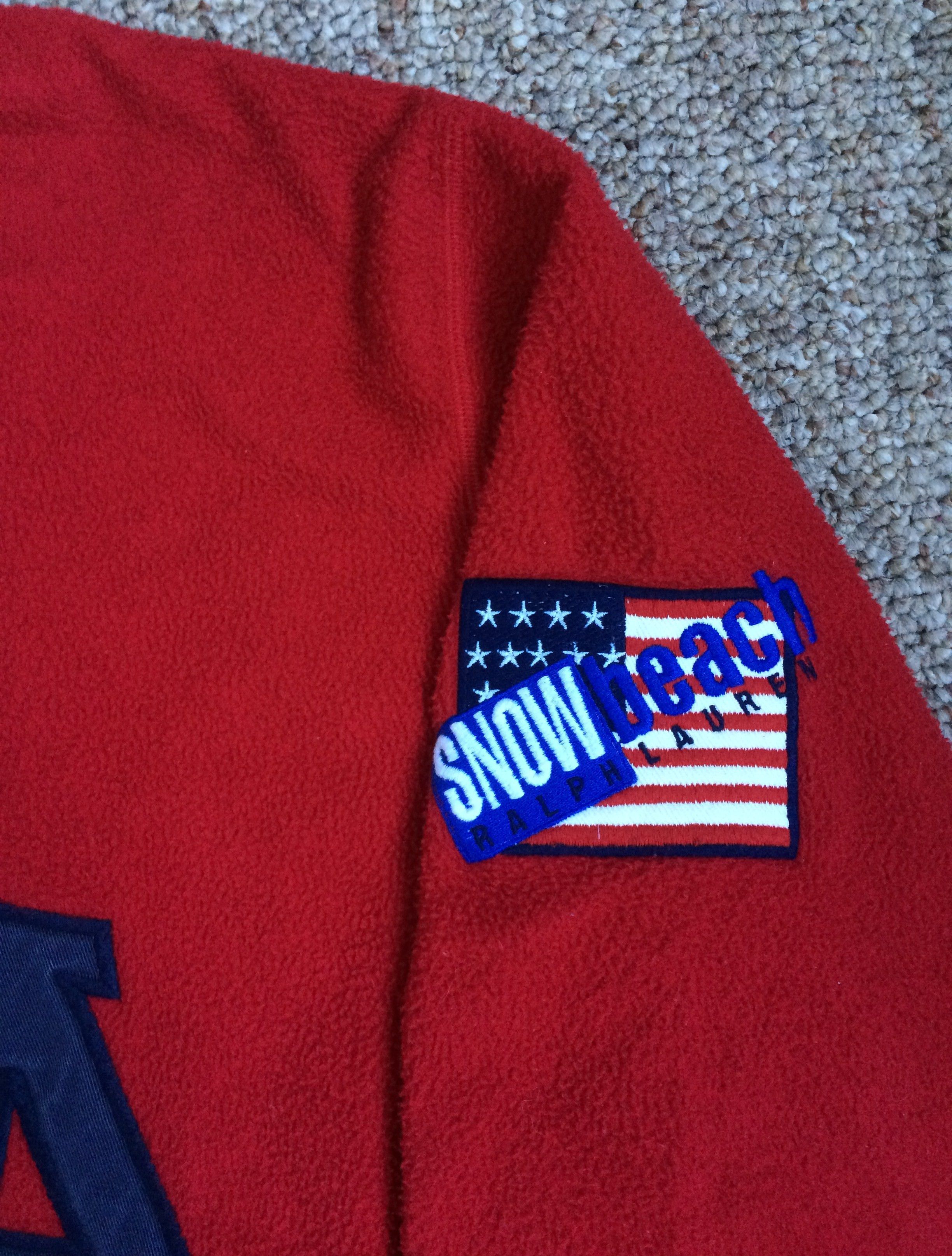 Polo Ralph Lauren F/W 1993 Polo Ralph Lauren Snow Beach USA Fleece Size US L / EU 52-54 / 3 - 4 Thumbnail
