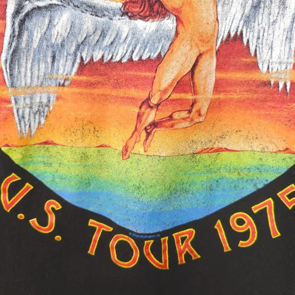Old Navy VINTAGE Led Zeppelin T Shirt Mens XL Black US Tour 1975 Band Tee Repro Size US XL / EU 56 / 4 - 4 Thumbnail