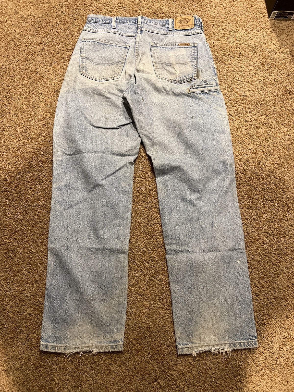 Vintage Vintage Dickies Crazy Distressed Repaired Carpenter Jeans Size US 34 / EU 50 - 8 Thumbnail