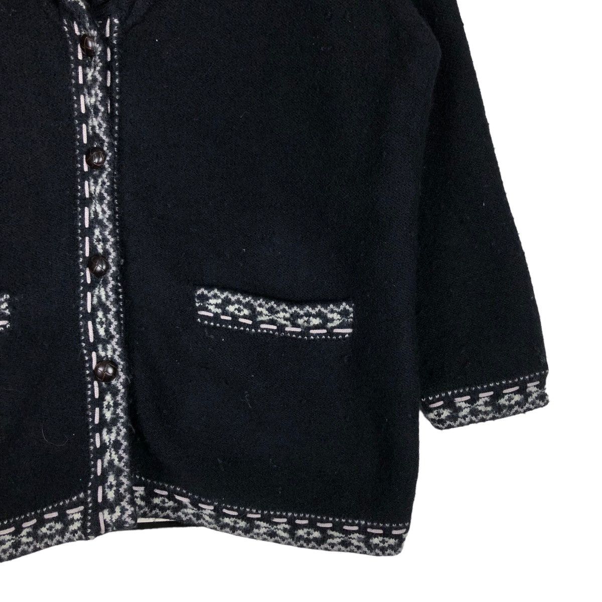 Japanese Brand Vintage Wool Jacket Vasges Japan Issey Miyake Double Collar Size US M / EU 48-50 / 2 - 5 Thumbnail