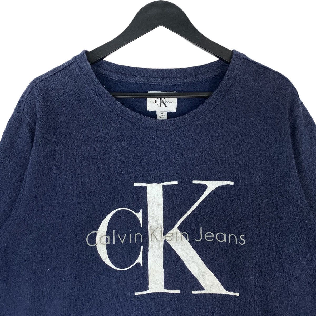 Calvin Klein Calvin Klein Jeans Spellout Sweatshirt Crewneck Pullover Size US M / EU 48-50 / 2 - 2 Thumbnail