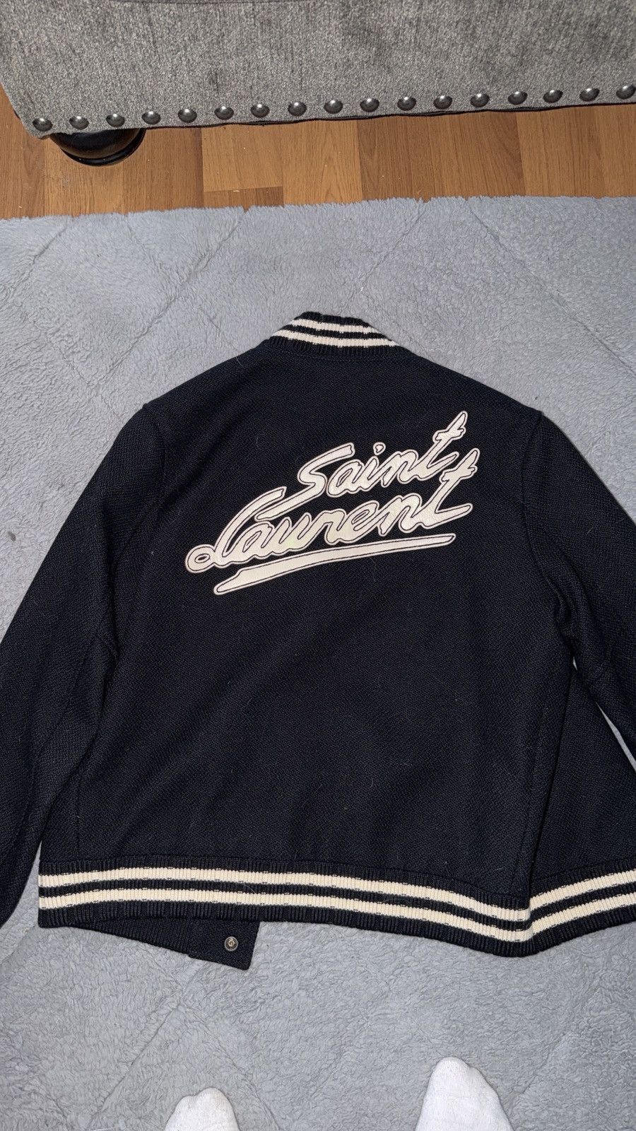 Saint Laurent Paris Saint Laurent Varsity Jacket Size US S / EU 44-46 / 1 - 2 Thumbnail